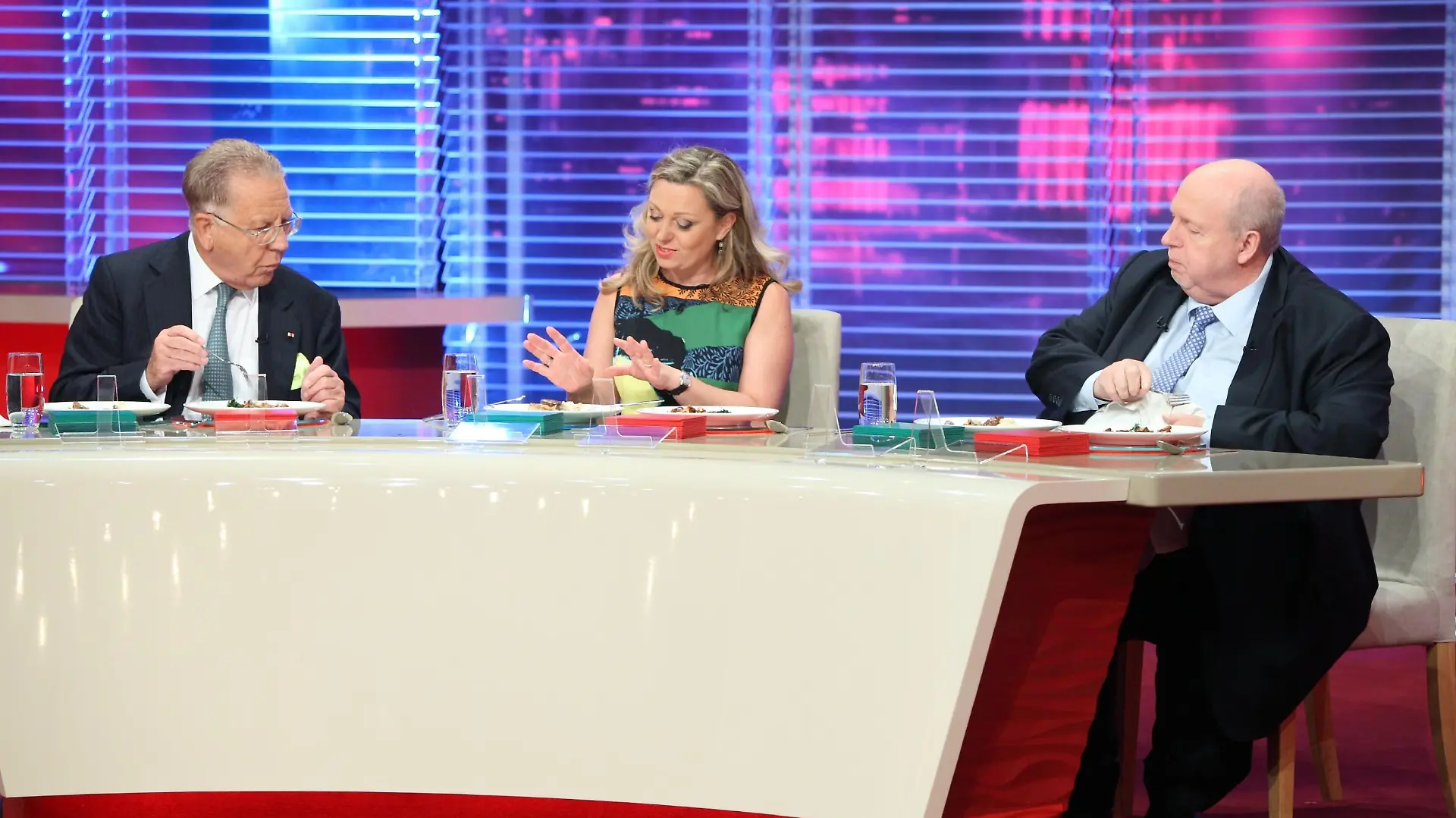 V.l: Heinz Horrmann, Natalie Lumpp, Reiner Calmund.