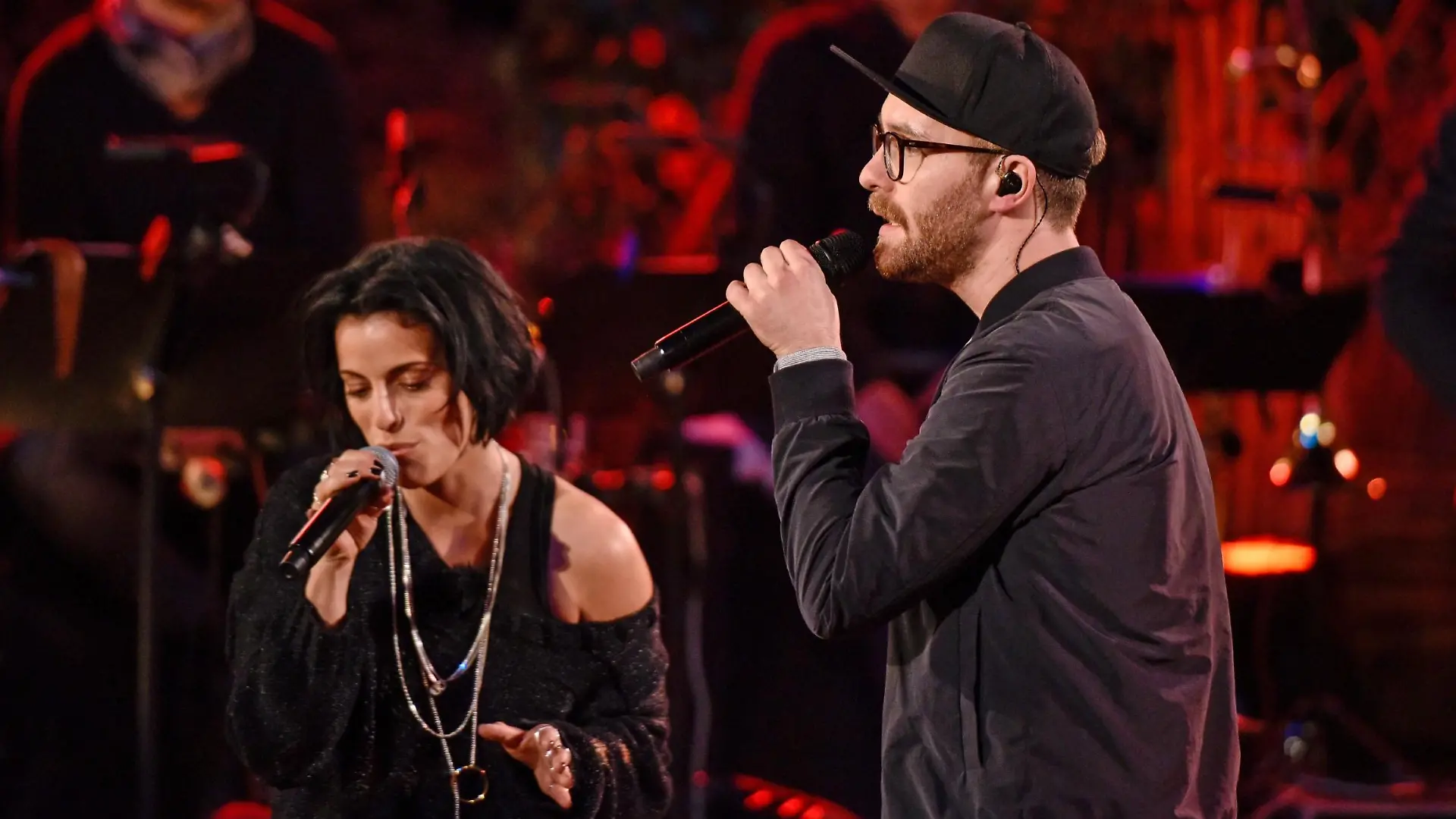 Silbermond-Sängerin Stefanie Kloß und Mark Forster.