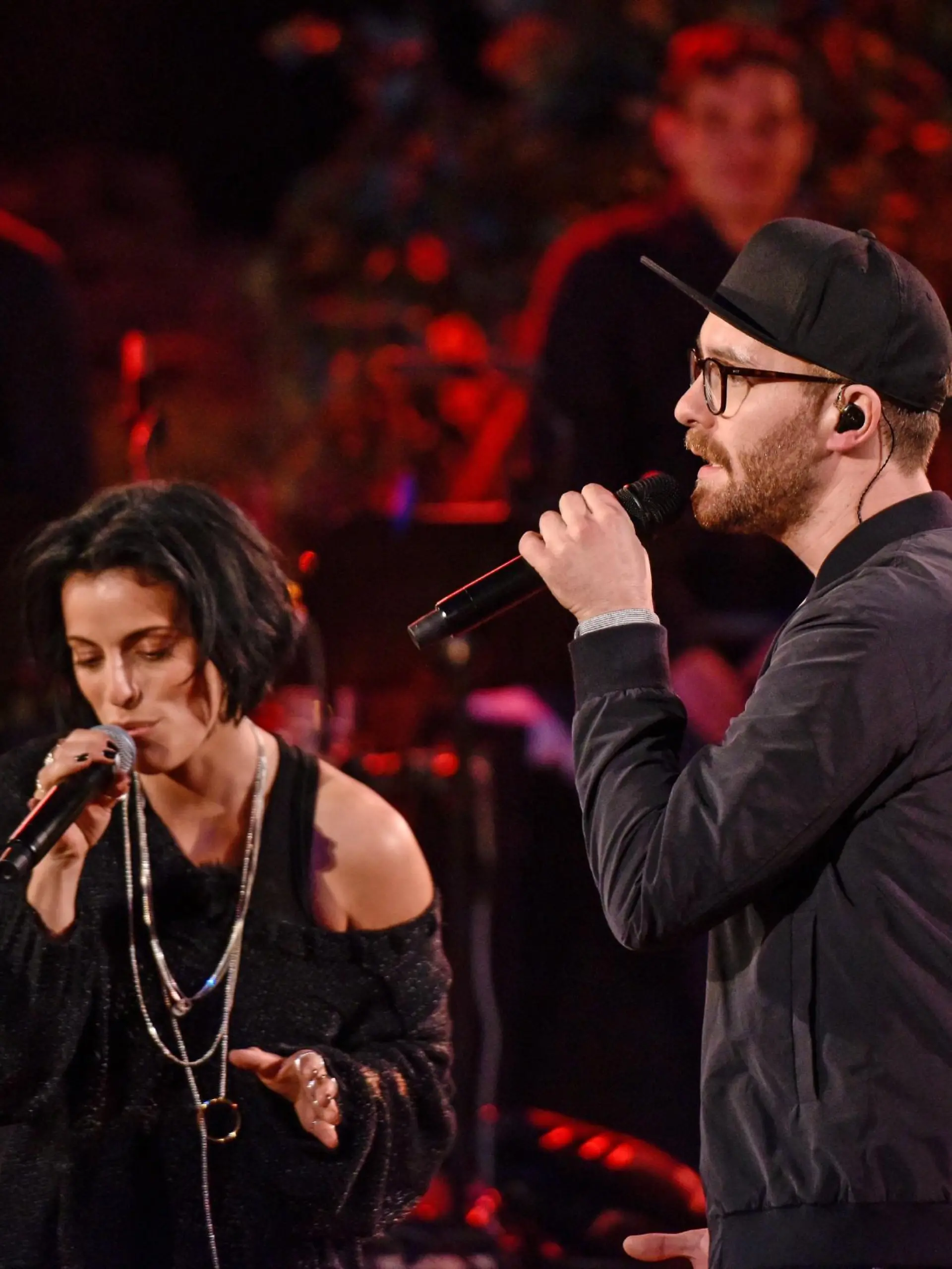 Silbermond-Sängerin Stefanie Kloß und Mark Forster.
