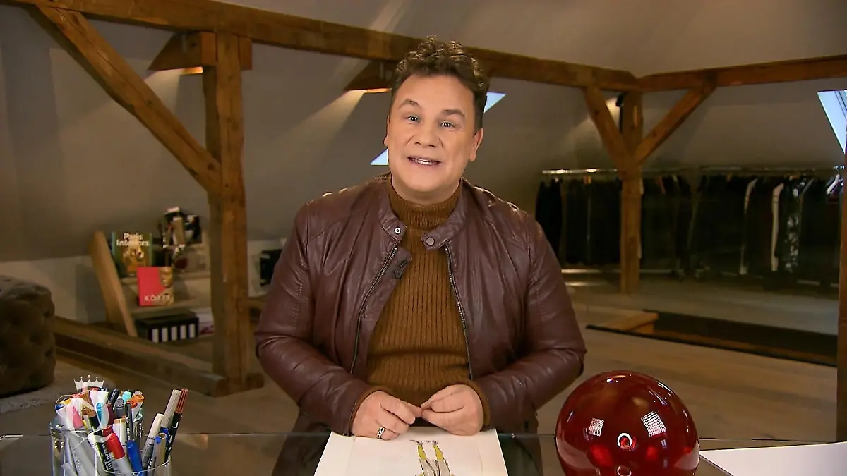 Stardesigner Guido Maria Kretschmer verkündet das Motto der Woche