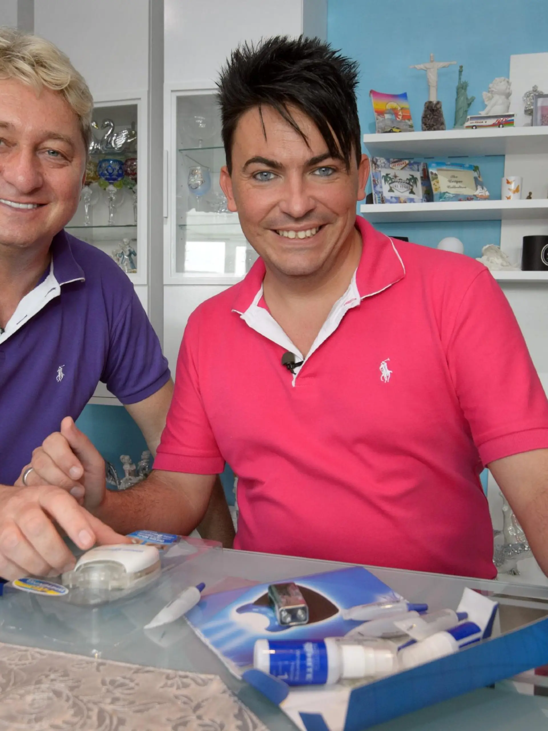 Matthias (32, r.) und Hubert (47)