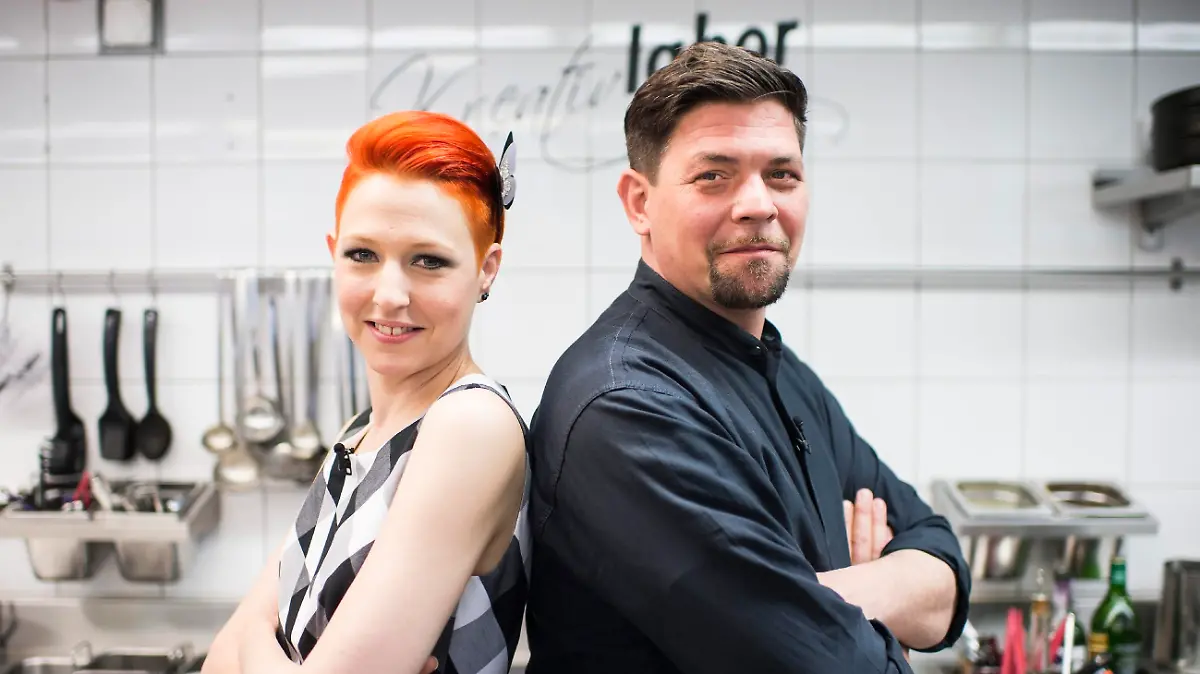 Tim Mälzer und Meta Hiltebrand im Restaurant Le Chef in Zürich