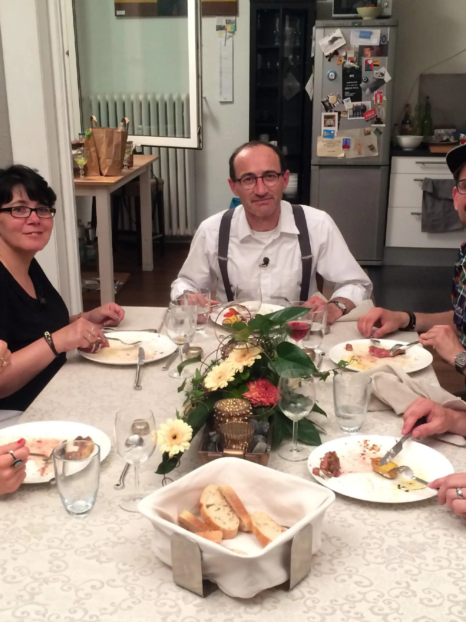 V.l.: Katharina, Martina, Gastgeber Osman, Florian und Matthias.