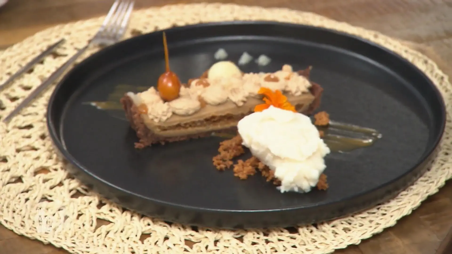 Ein Dessert wie gemalt.