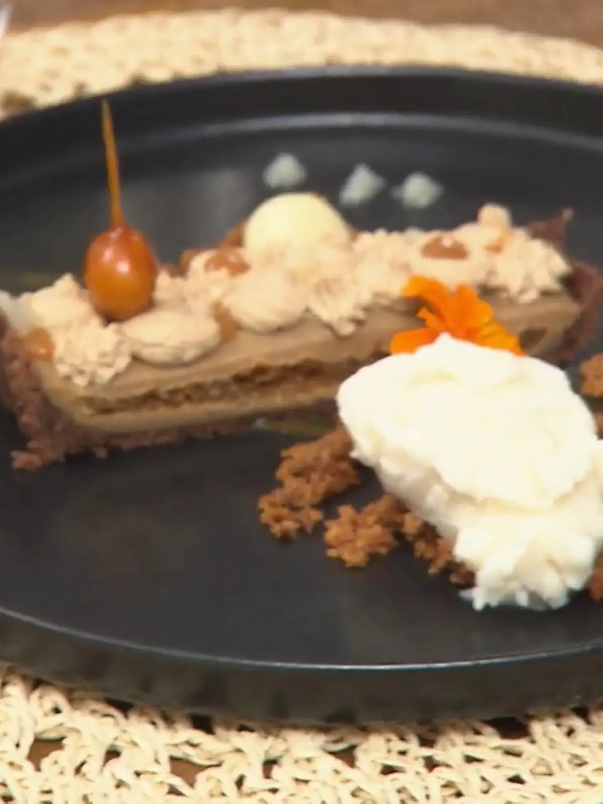 Ein Dessert wie gemalt.