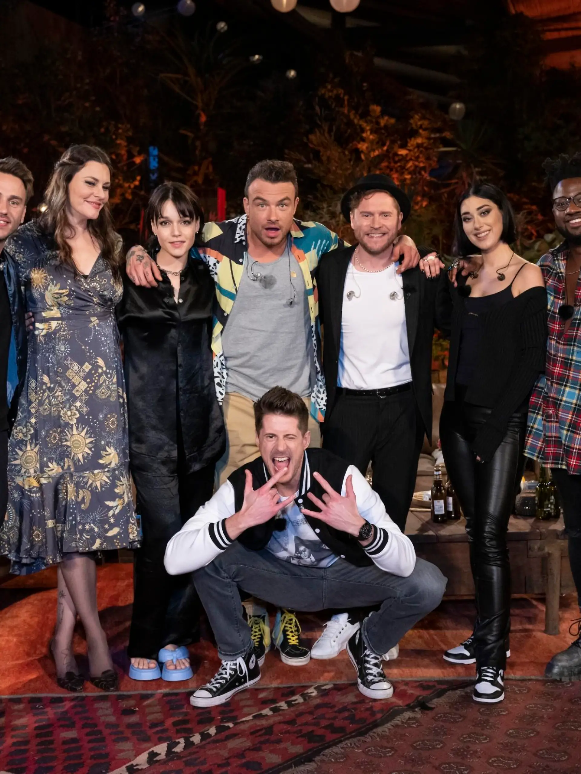 V.l.: Clueso, Floor Jansen, LOTTE, Dag-Alexis Kopplin ("SDP"), Vincent Stein ("SDP"), Johannes Oerding, ELIF und Kelvin Jones.

Die Verwendung des sendungsbezogenen Materials ist nur mit dem Hinweis und Verlinkung auf RTL+ gestattet.
