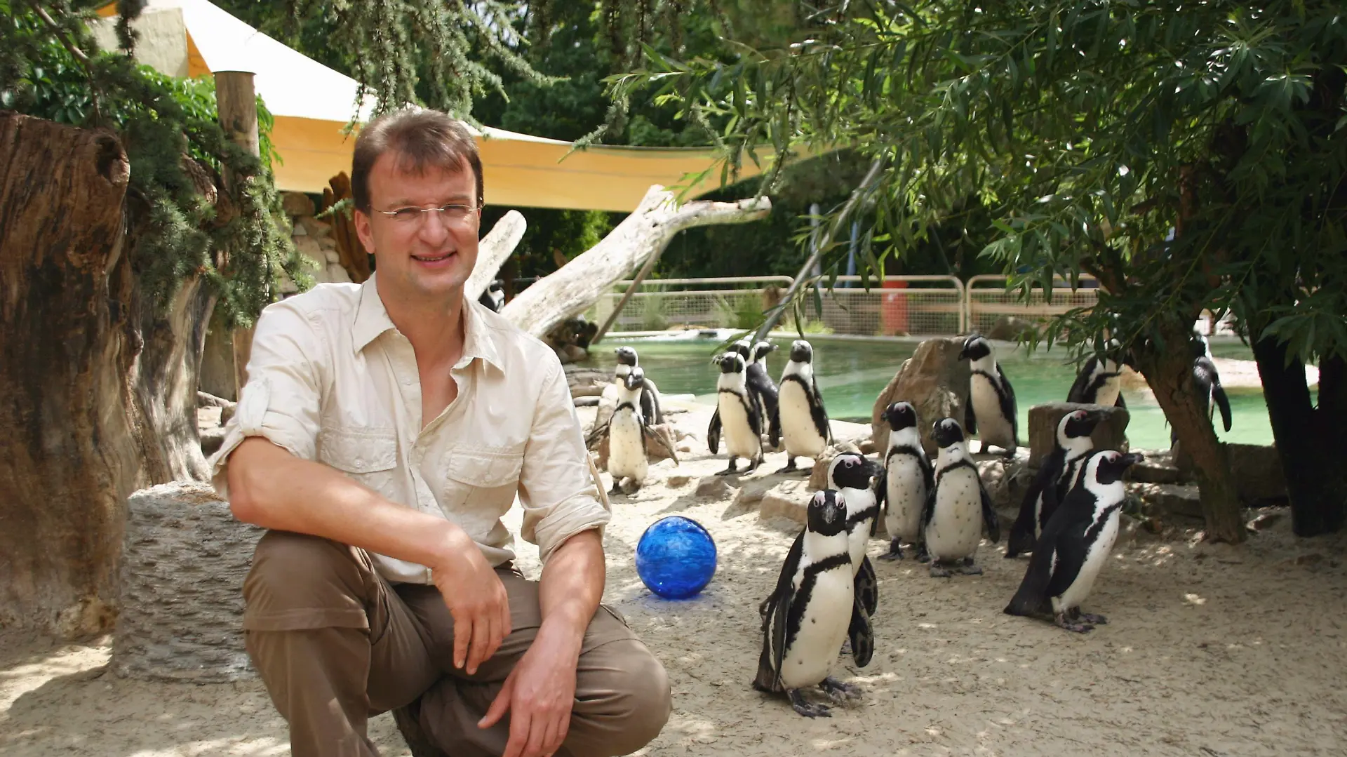 Matthias Reinschmidt im Zoo Gelsenkirchen