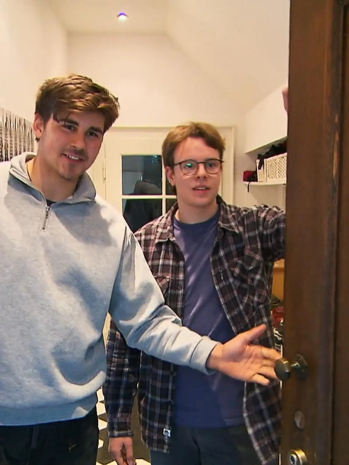 Karl Fischer (17) und Leander Mellies (17)