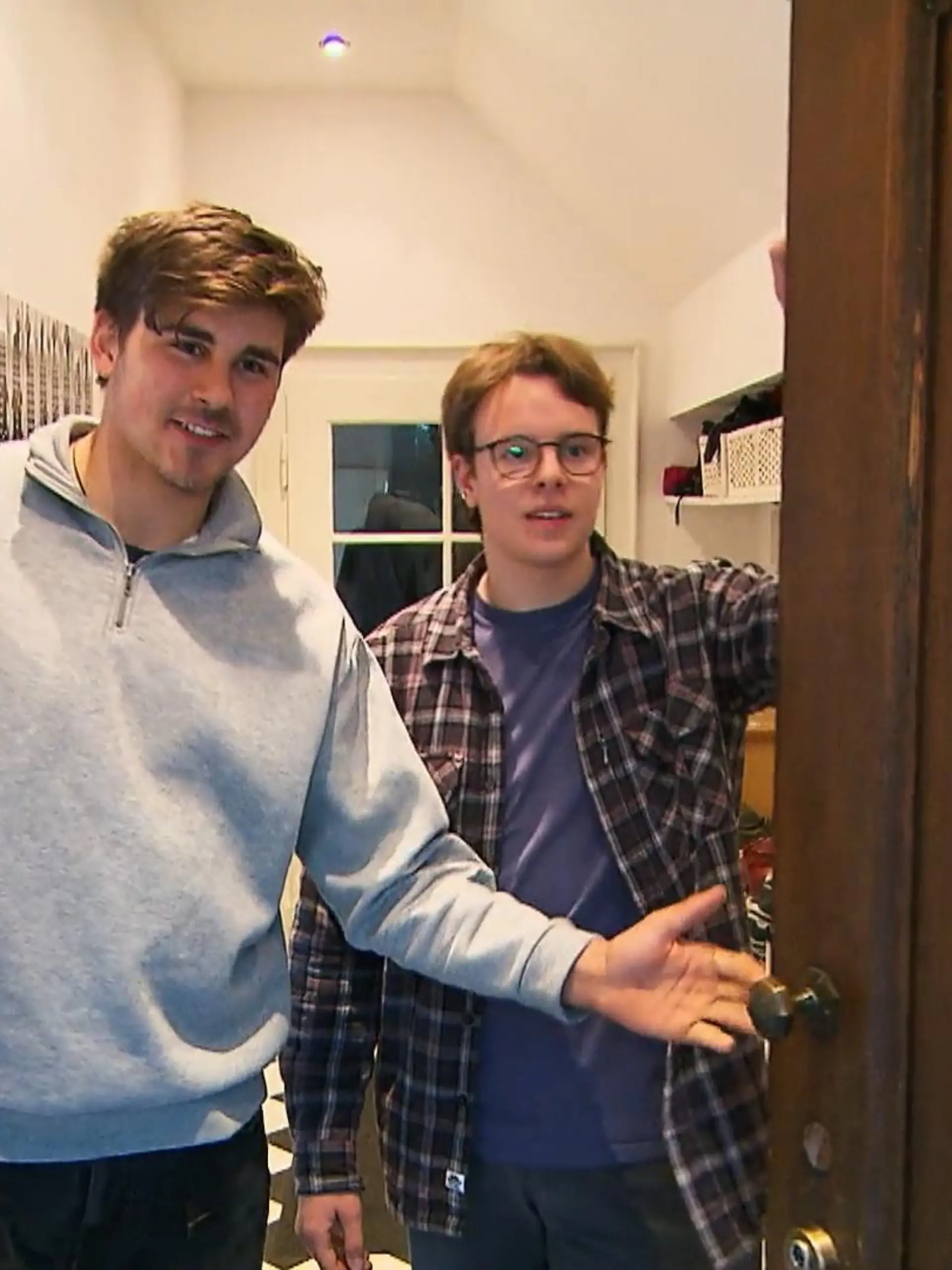 Karl Fischer (17) und Leander Mellies (17)