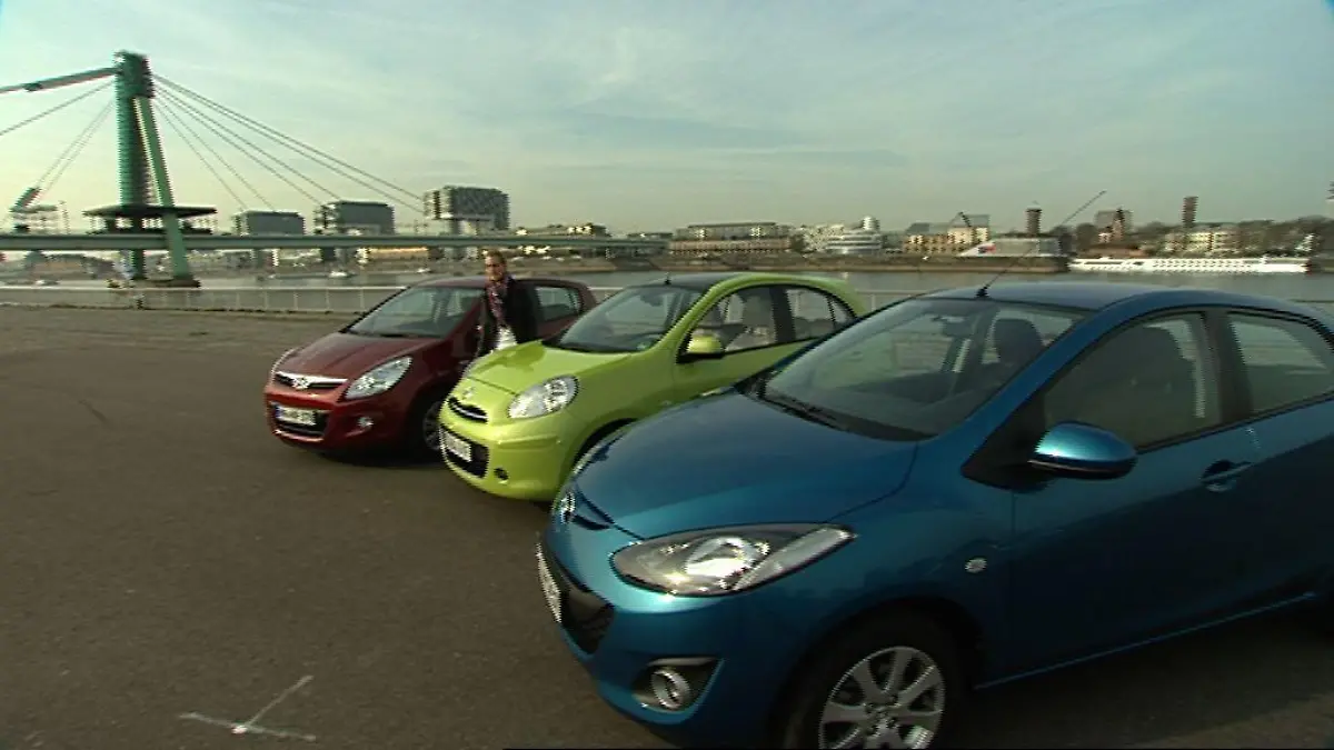 Vergleichstest Micra-Hyundai-Mazda 1