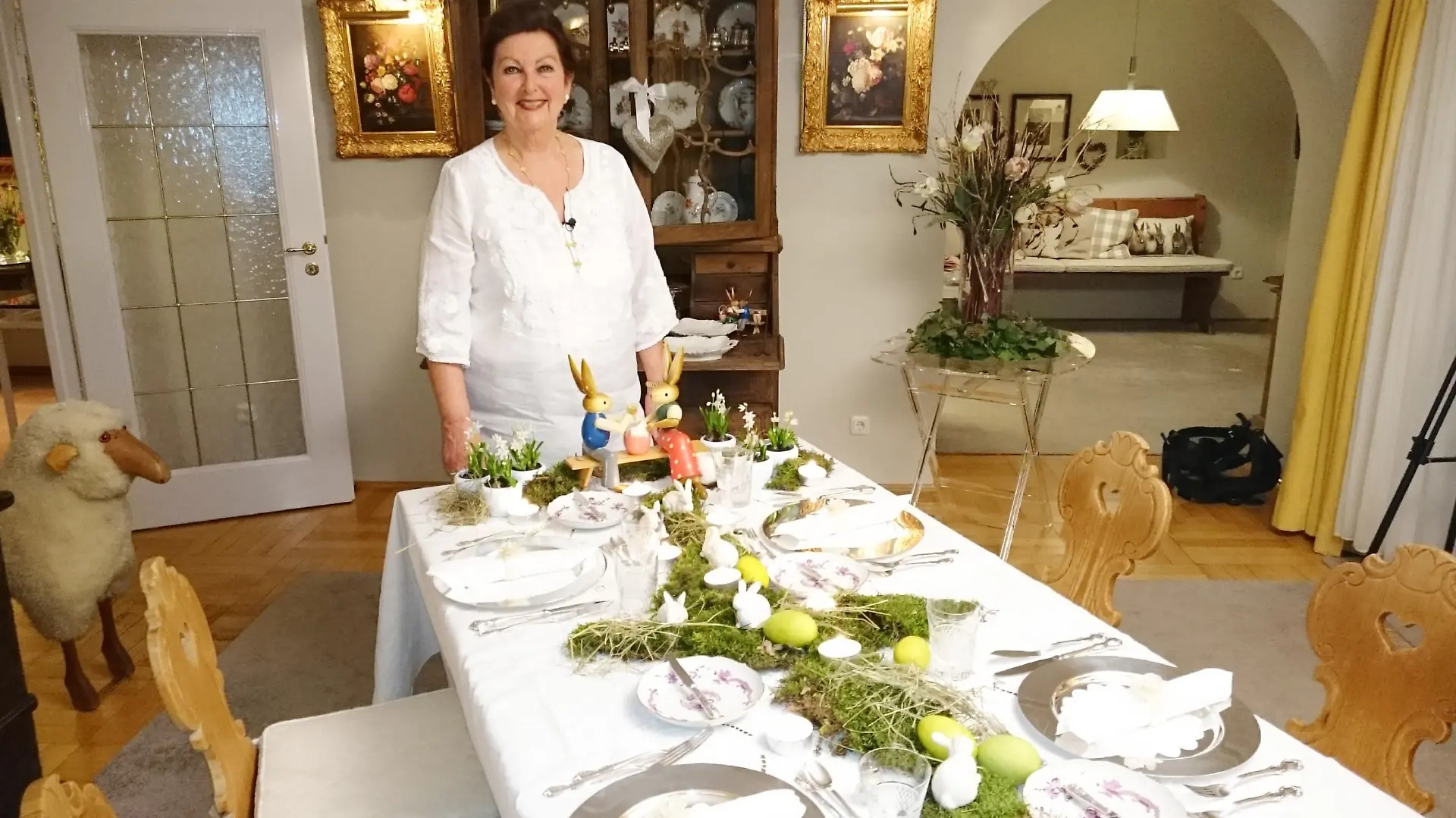 Gastgeberin Rosemarie