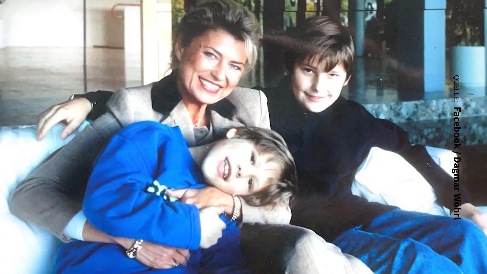 Dagmar Wöhrl und ihre Söhne Emanuel und Marcus