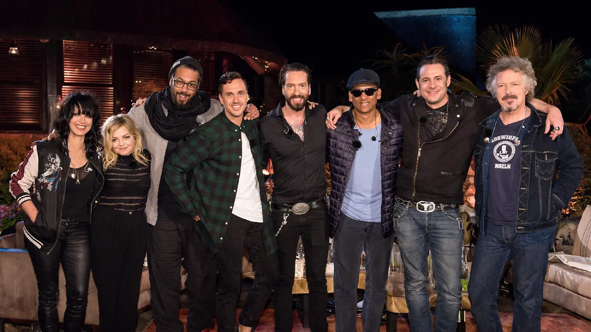 V.l.: NENA, Annett Louisan, Samy Deluxe, Seven, Alec Völkel, Xavier Naidoo, Sascha Vollmer und Wolfgang Niedecken