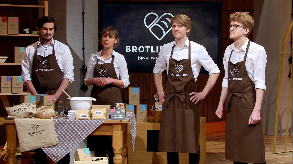 "Brotliebling": (v.l.) Nico Maier, Miriam Bittner, Johannes Arning und Matthias Arning.