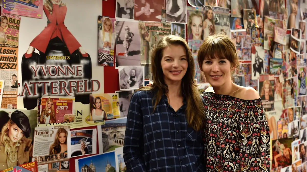 Jeannine Michaelsen, Sängerin Yvonne Catterfeld (l.)