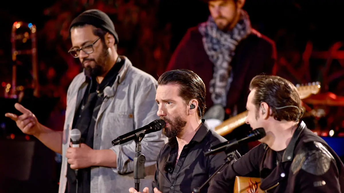 V.l.: Samy Deluxe, Alec Völkel und Sascha Vollmer von "The BossHoss"