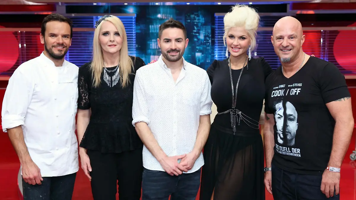 V.l.: Steffen Henssler, Helena Fürst, Menderes Bagci, Sophia Wollersheim und Detlef Steves.