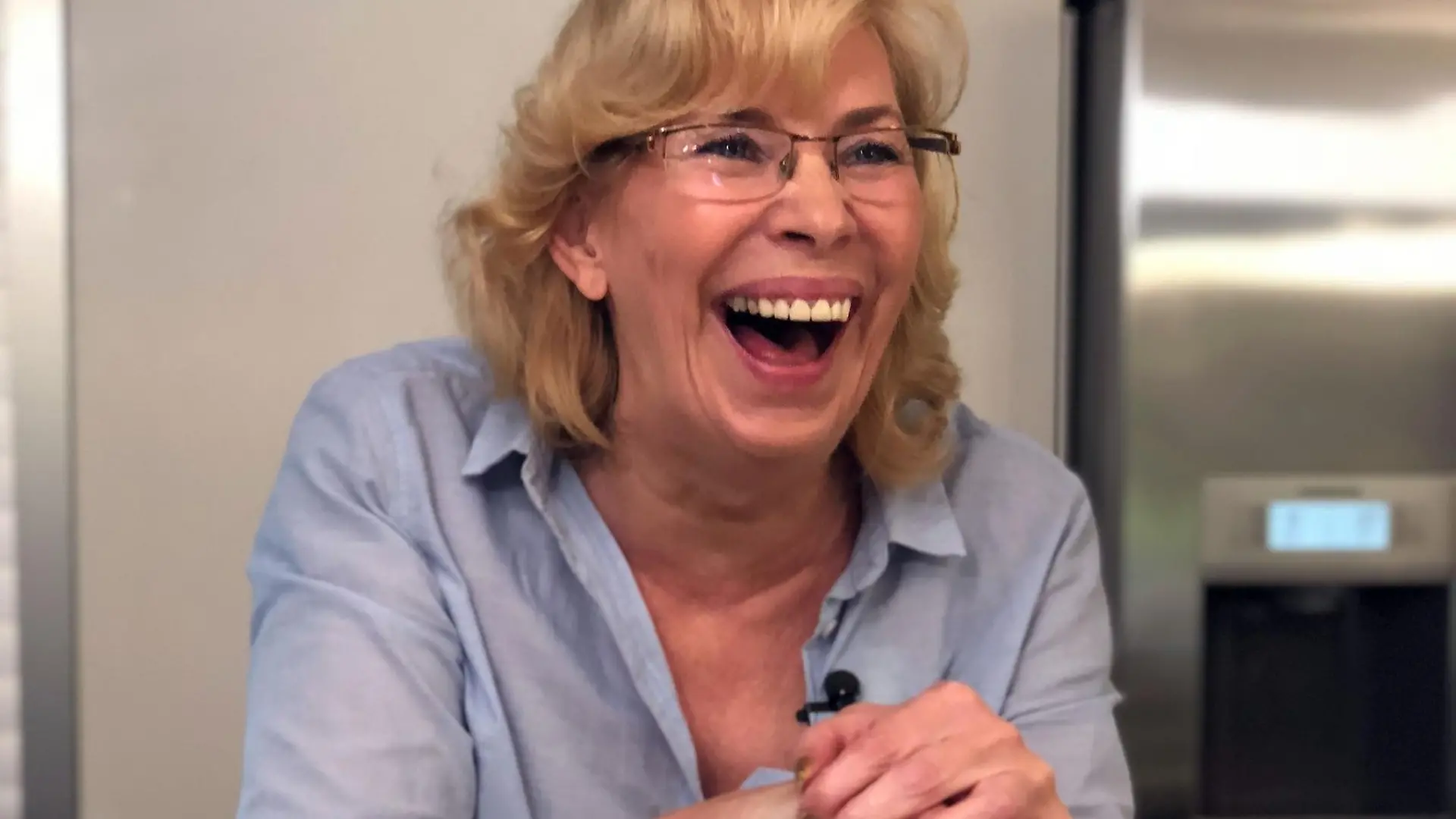 Gastgeberin Angela