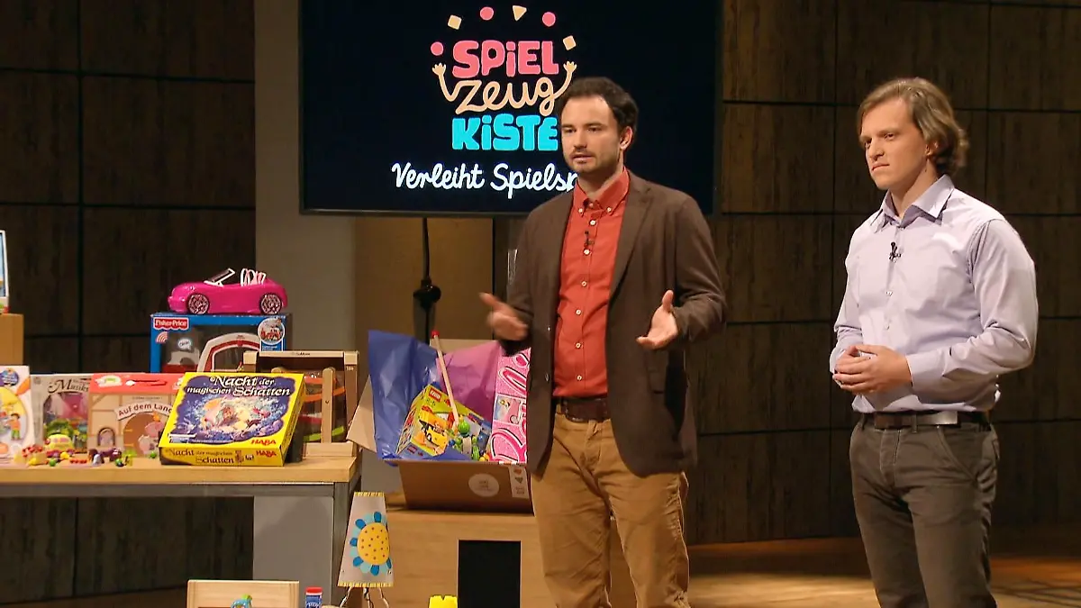 Meine Spielzeugkiste: Florian Metz (r.) und Florian Spathelf.