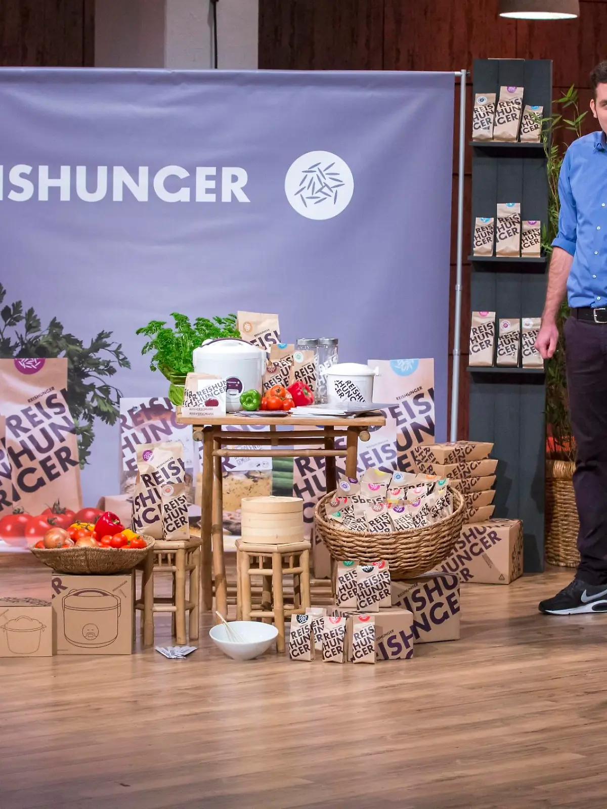 Die "Reishunger"-Gründer Torben Buttjer (l.) und Sohrab Mohammad