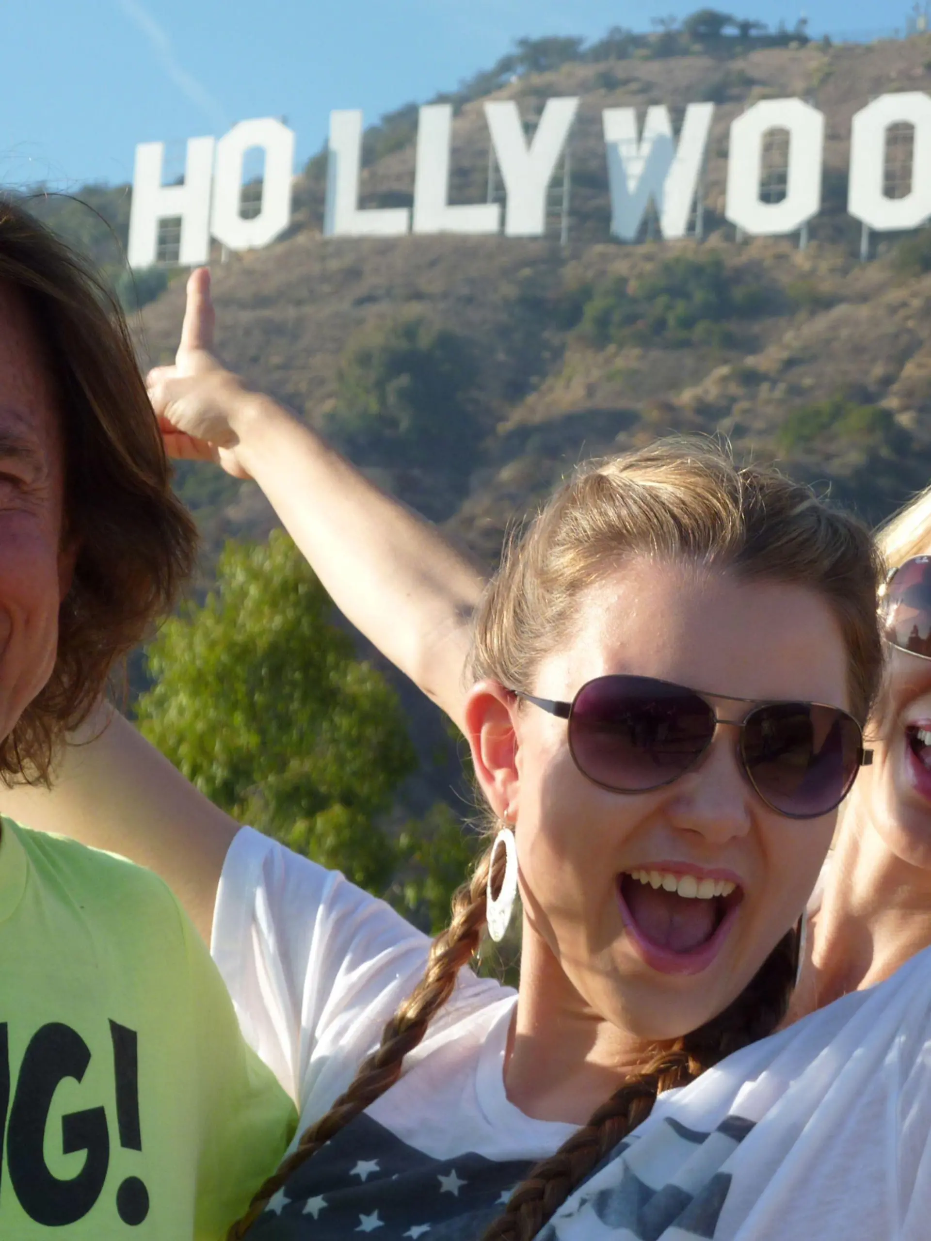 Joelina (M.), Ramona und Jürgen Drews in Los Angeles.