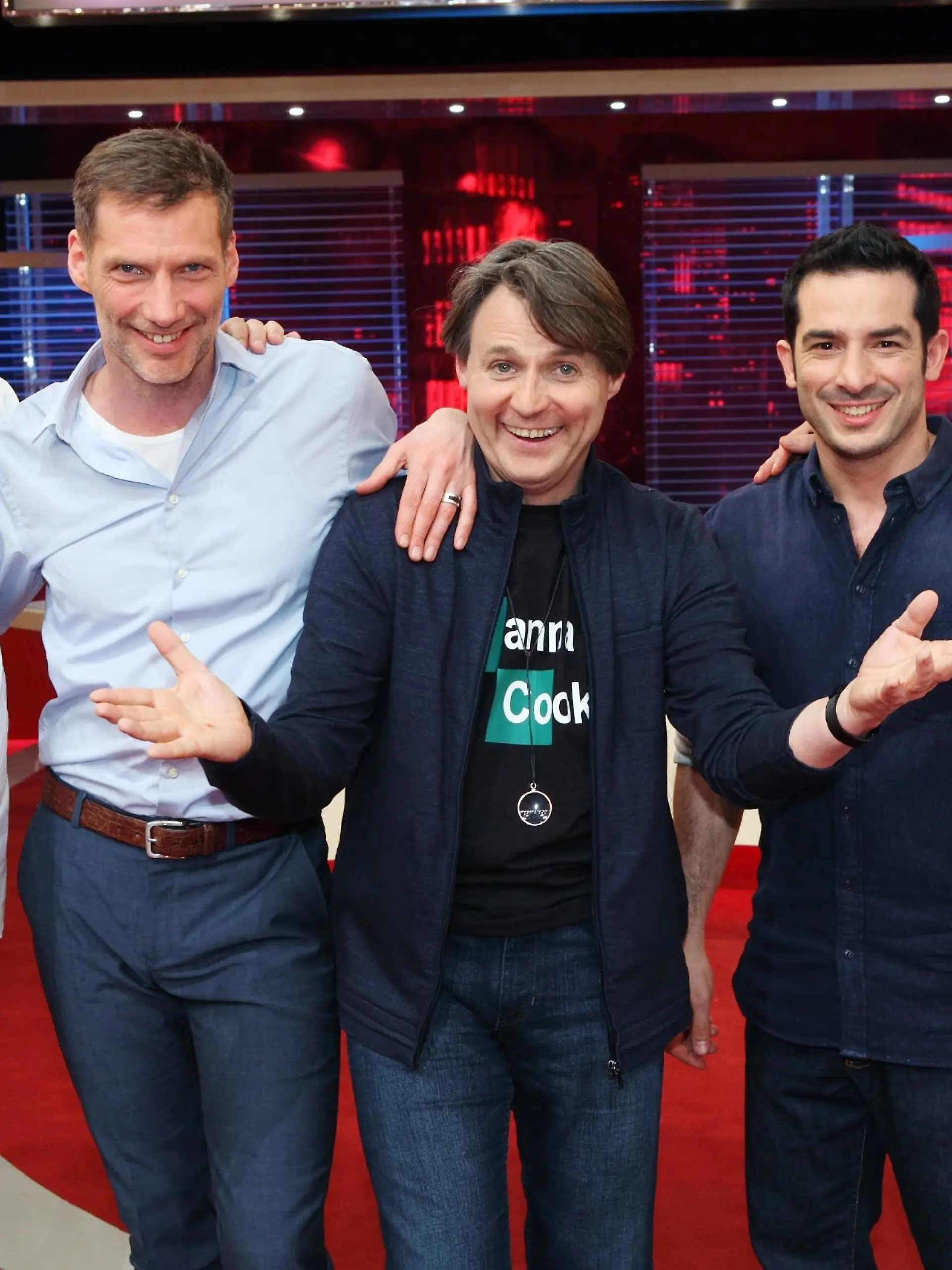 V.l.: Koch-Coach Frank Buchholz, Clemens Löhr, Wolfgang Bahro, Tayfun Baydar, Steffen Henssler