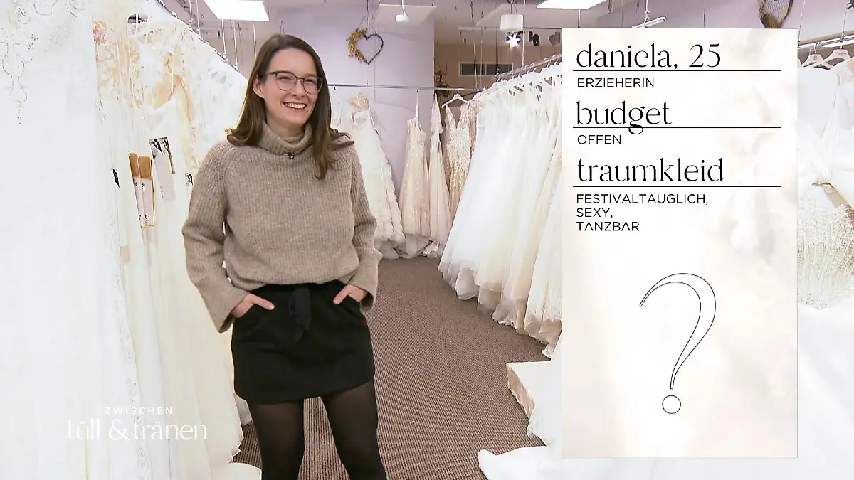 Braut Daniela will tanzen