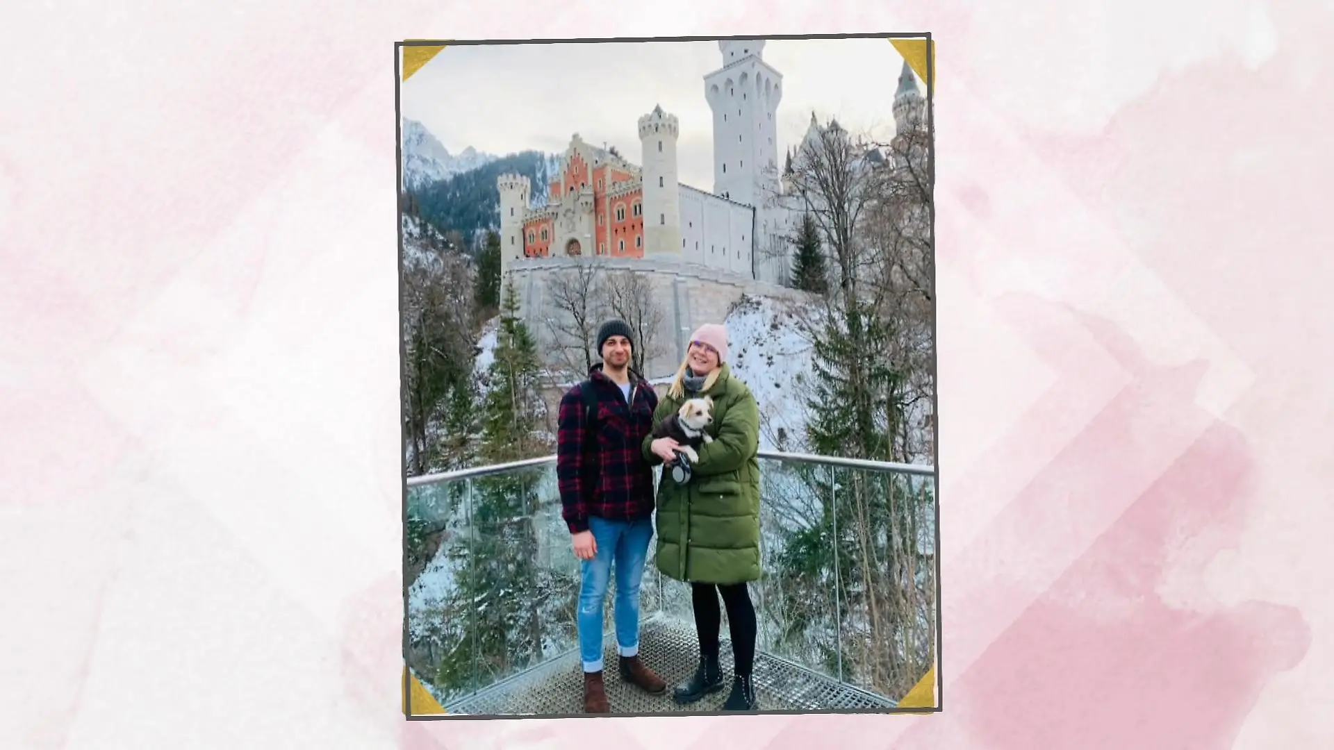 Laura bewegt sich mit ihrem Gatten gerne in filmreifen Kulissen