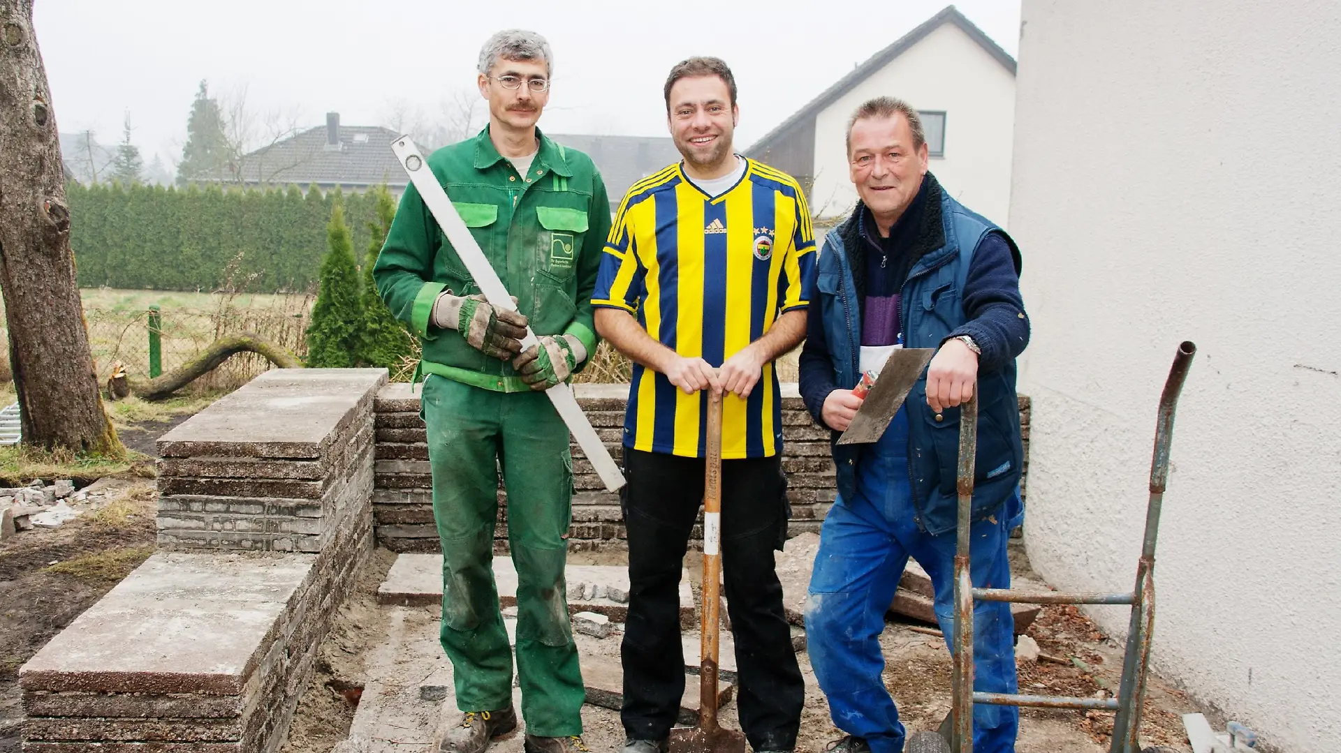 V.l.: Ralf Dammasch, Claus und Ralle.