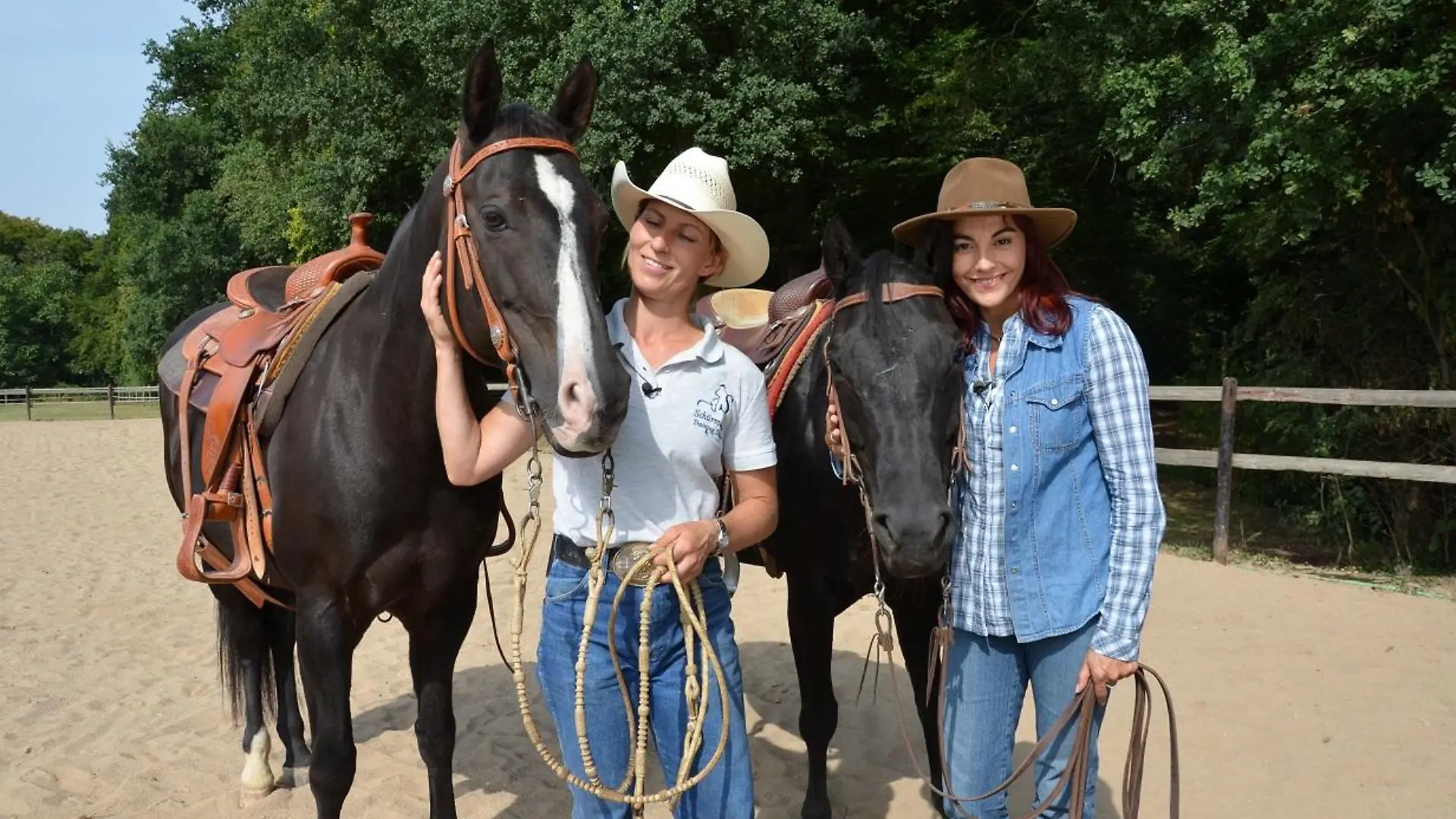 Tiergeschichten2 - VOX-DOCMA TV - Diana beim Westernreiten