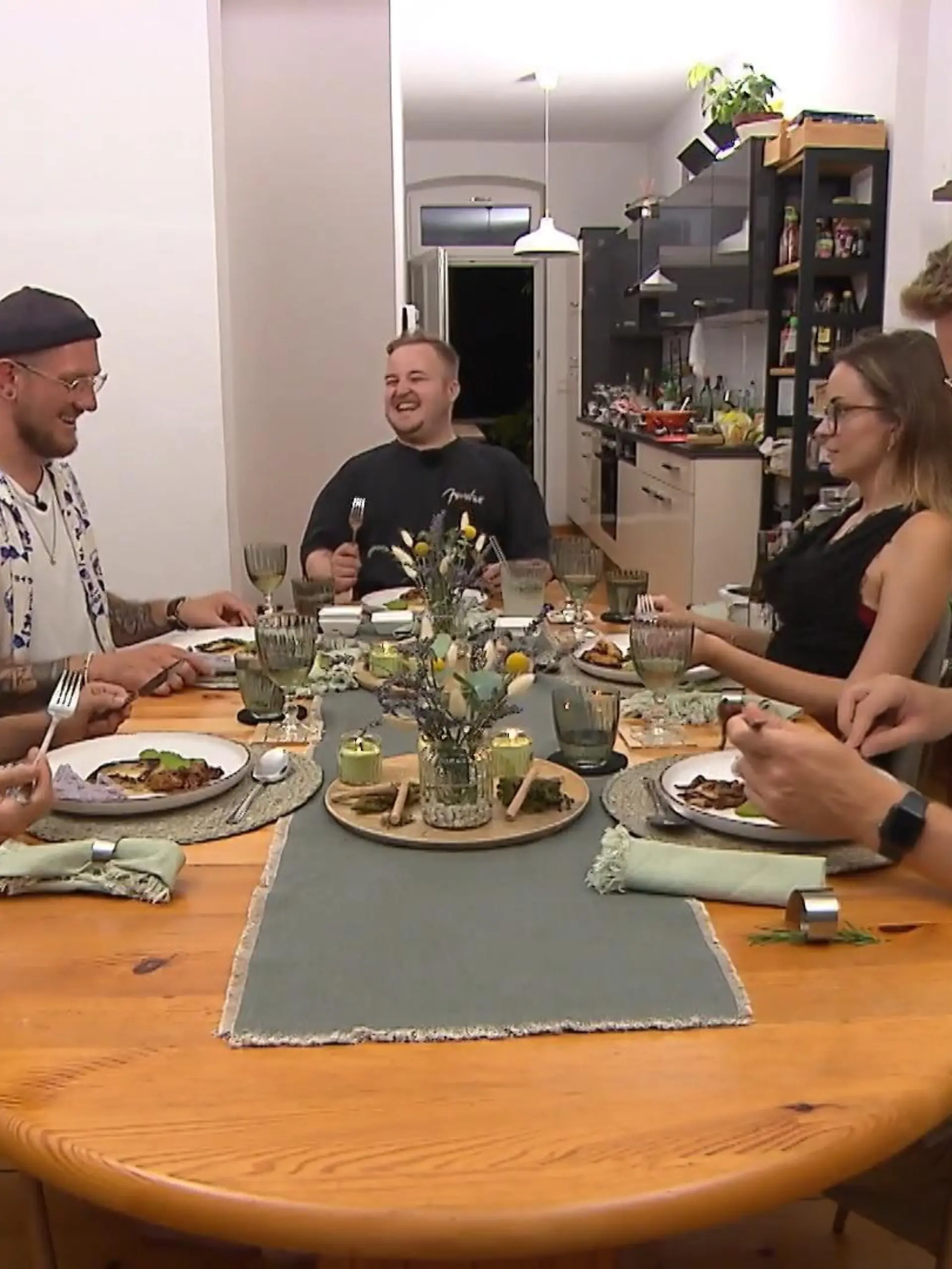Dinner-Hauptgang angebrannt