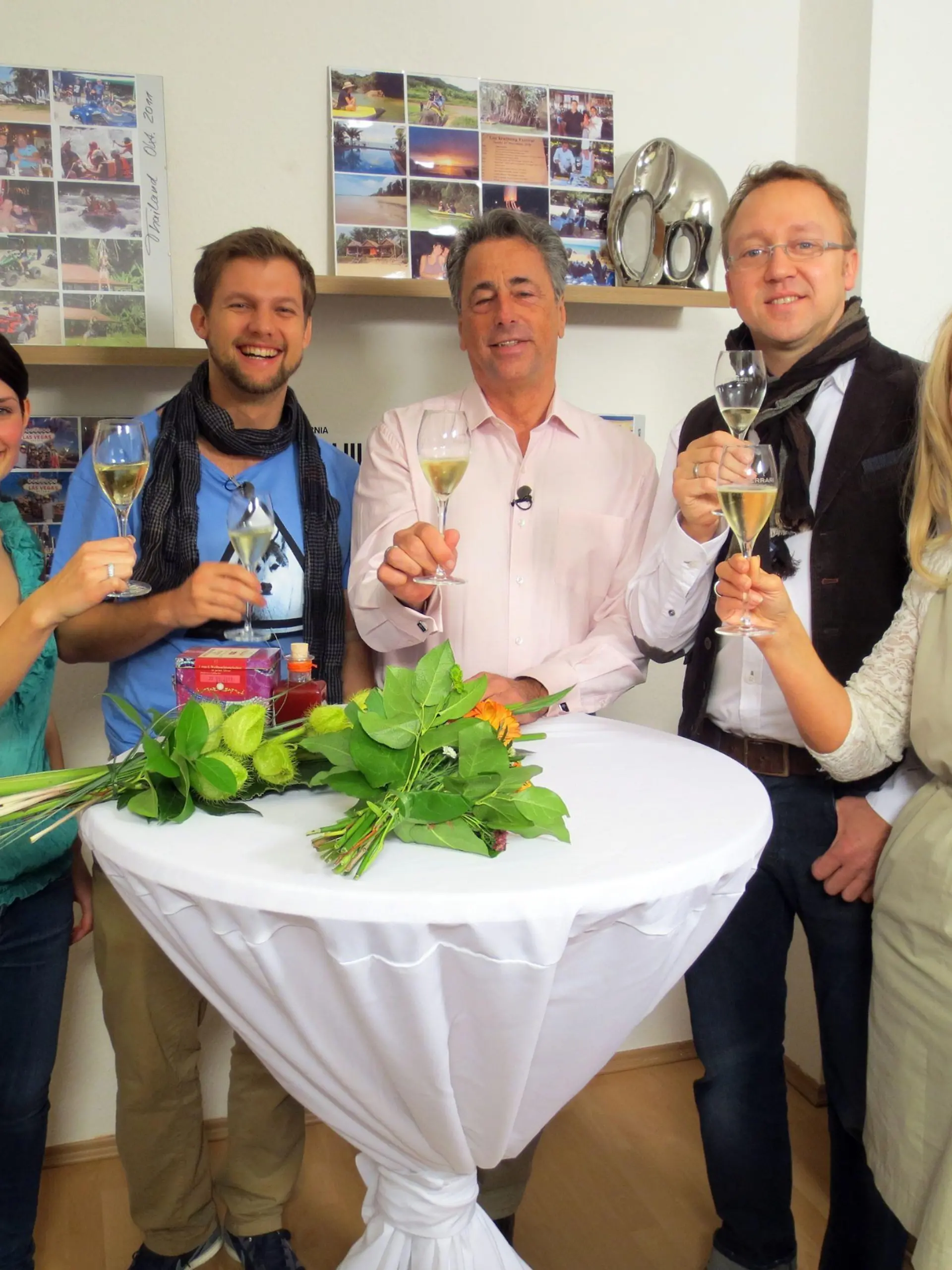 V.l.: Sabrina (24), Patrick (27), Norbert (59), Markus (42), Elke (48)