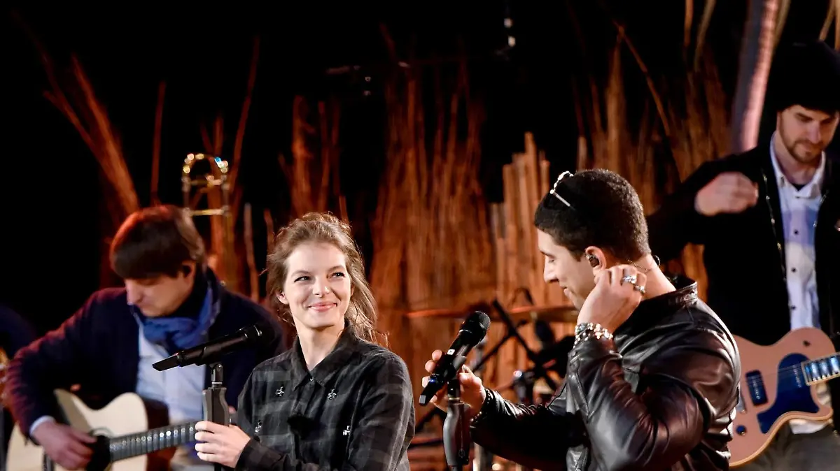 Yvonne Catterfeld und Andreas Bourani.