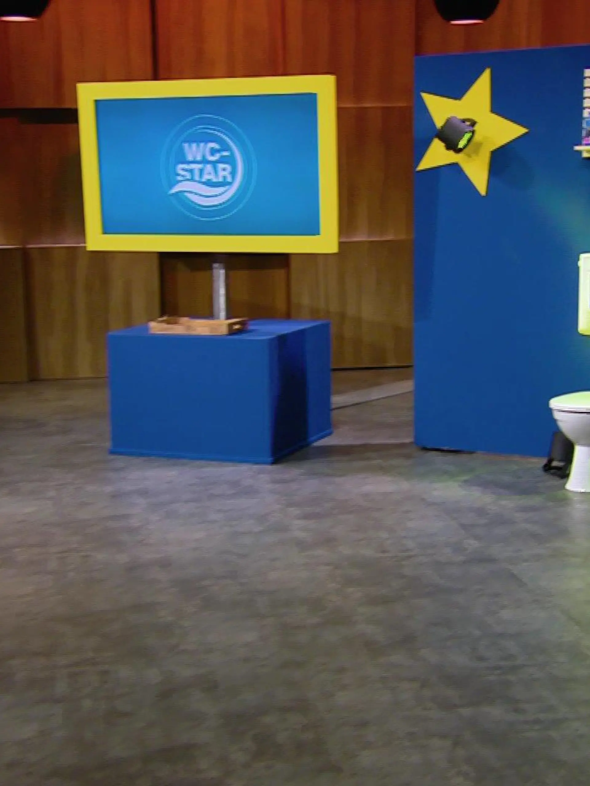 Beim WC-Star glüht die Toilette