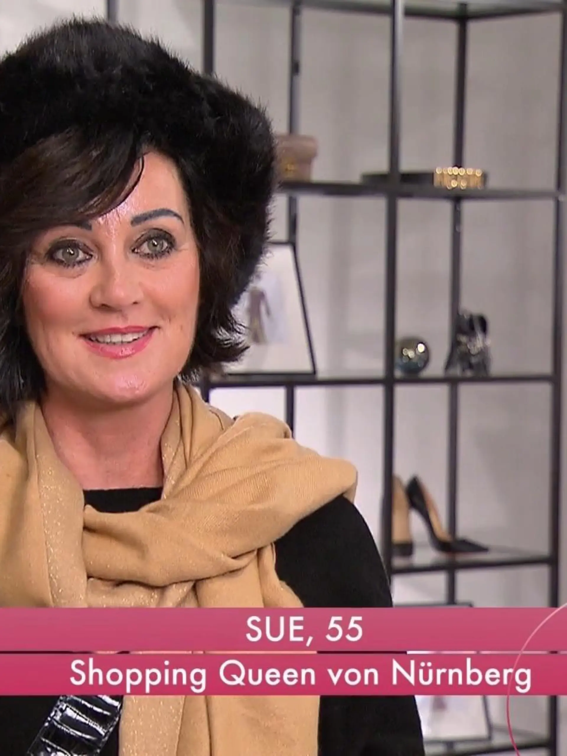 Sie kann es selbst kaum glauben. Kandidatin Sue ist die 15. Shopping Queen von Nürnberg.