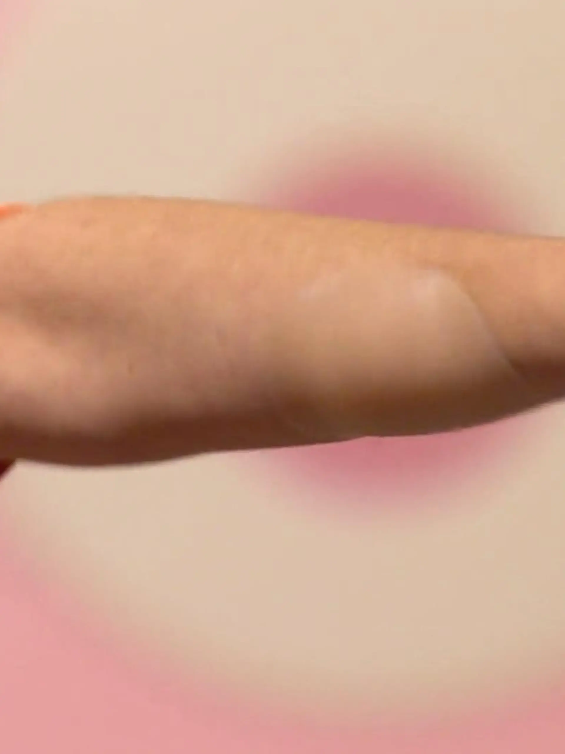 Der Produkttest wird besser am Arm durchgeführt