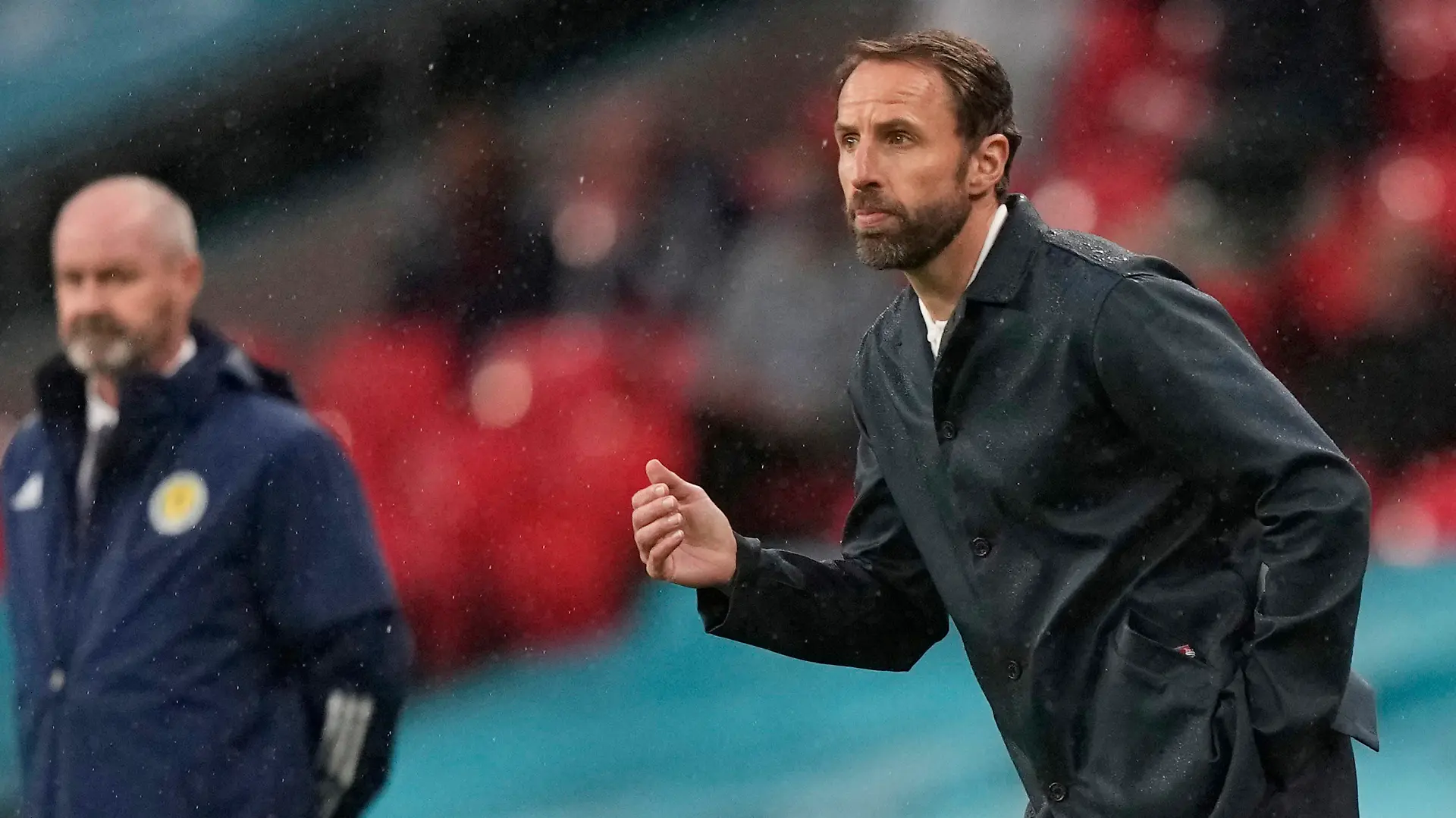 Soccer Football - Euro 2020 - Group D - England v Scotland - Wembley Stadium, London, Britain - June 18, 2021 England manager Gareth Southgate Pool via REUTERS/Frank Augstein