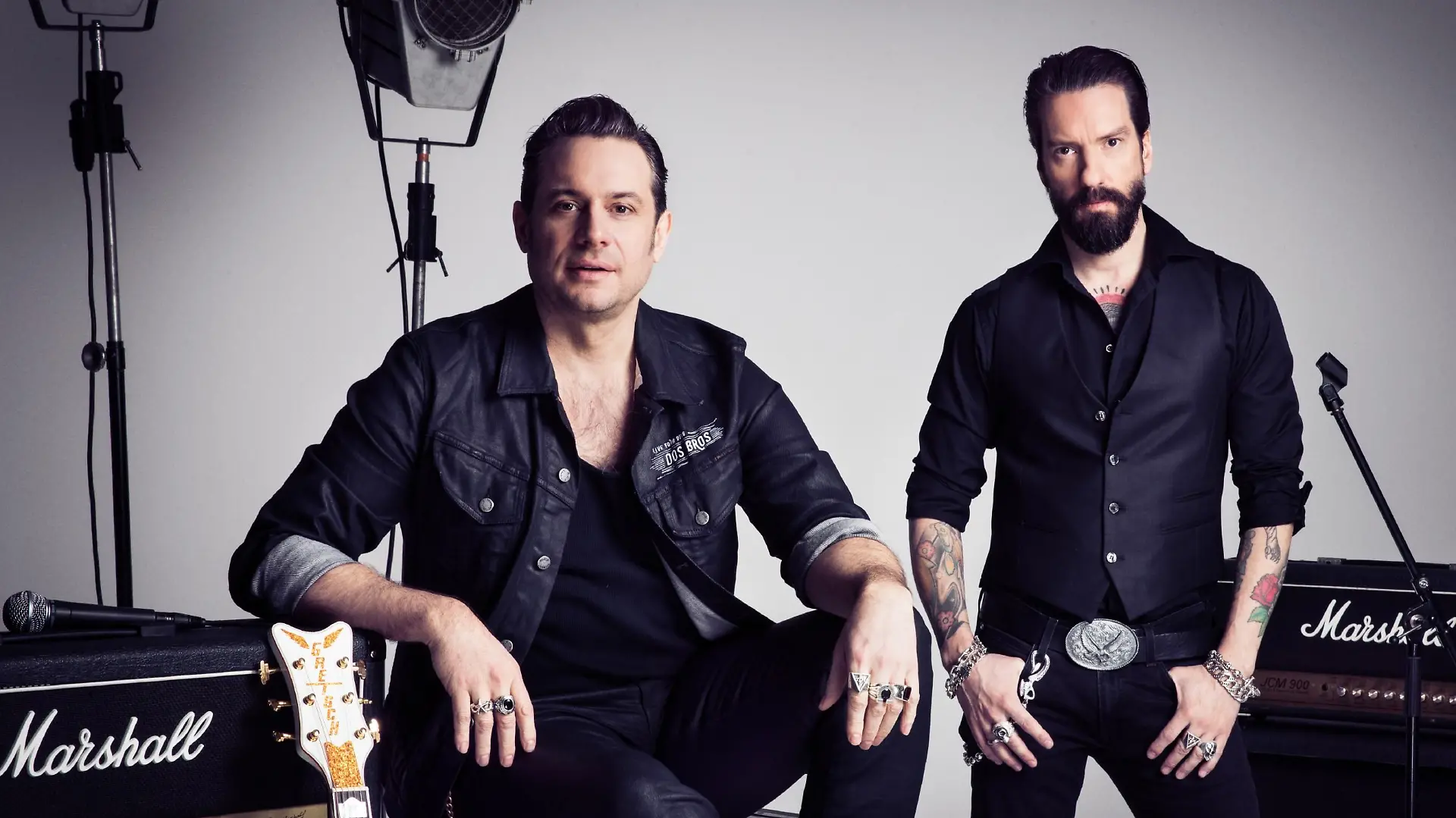 Sascha Vollmer (l.) und Alec Völkel von The BossHoss