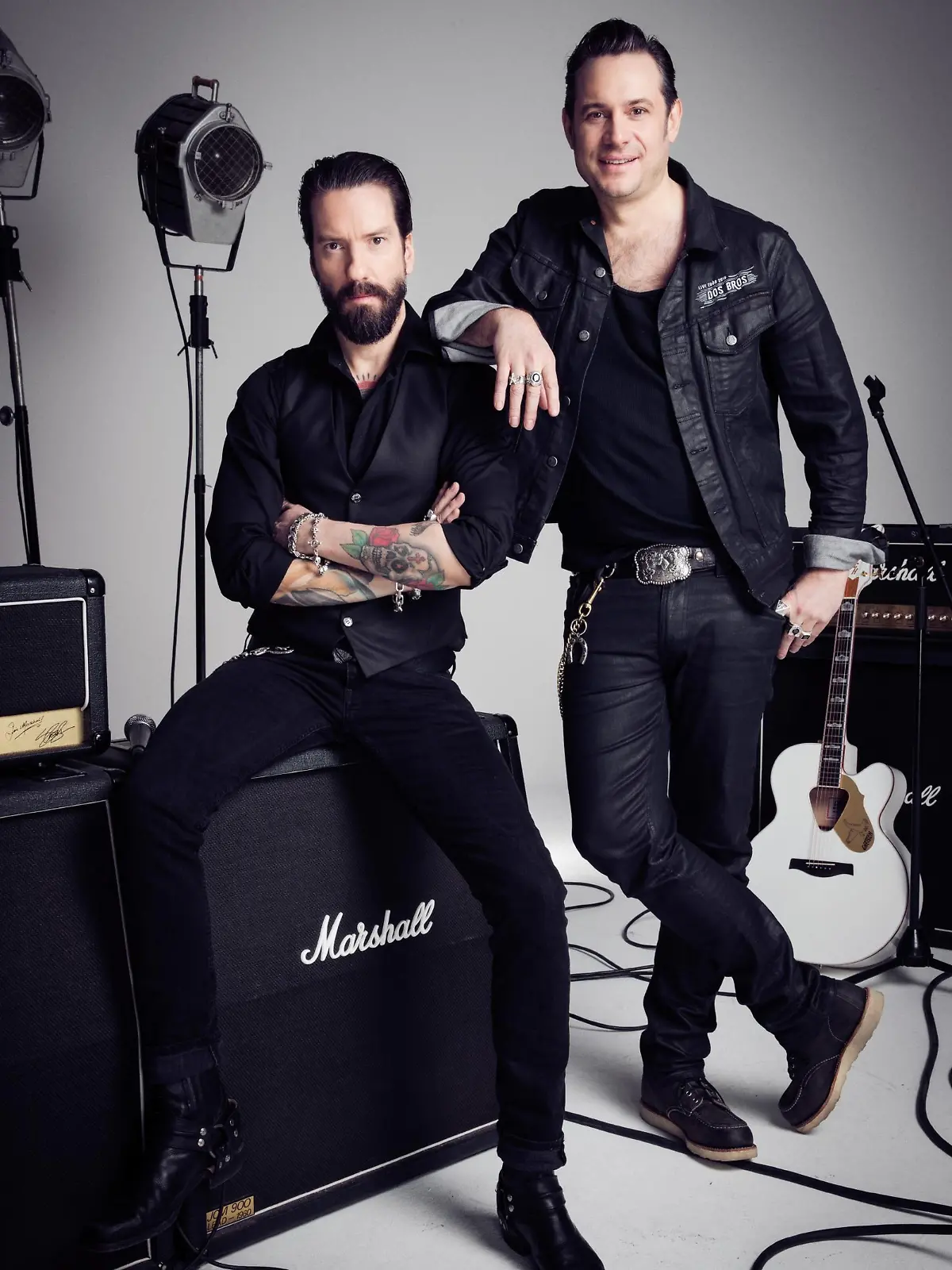 Sascha Vollmer und Alec Völkel (l.) von The BossHoss 