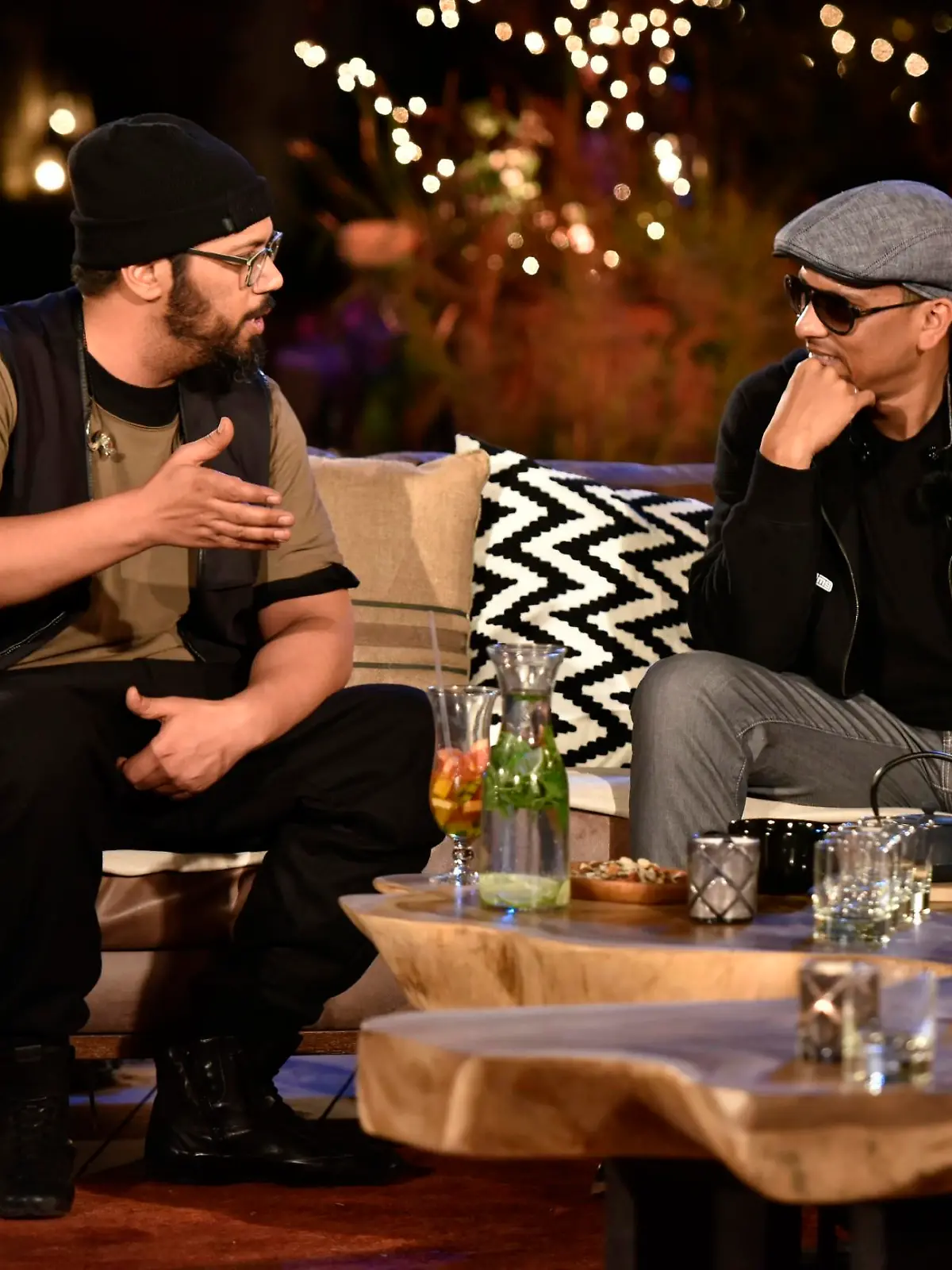 Samy Deluxe (l.) und Xavier Naidoo. 