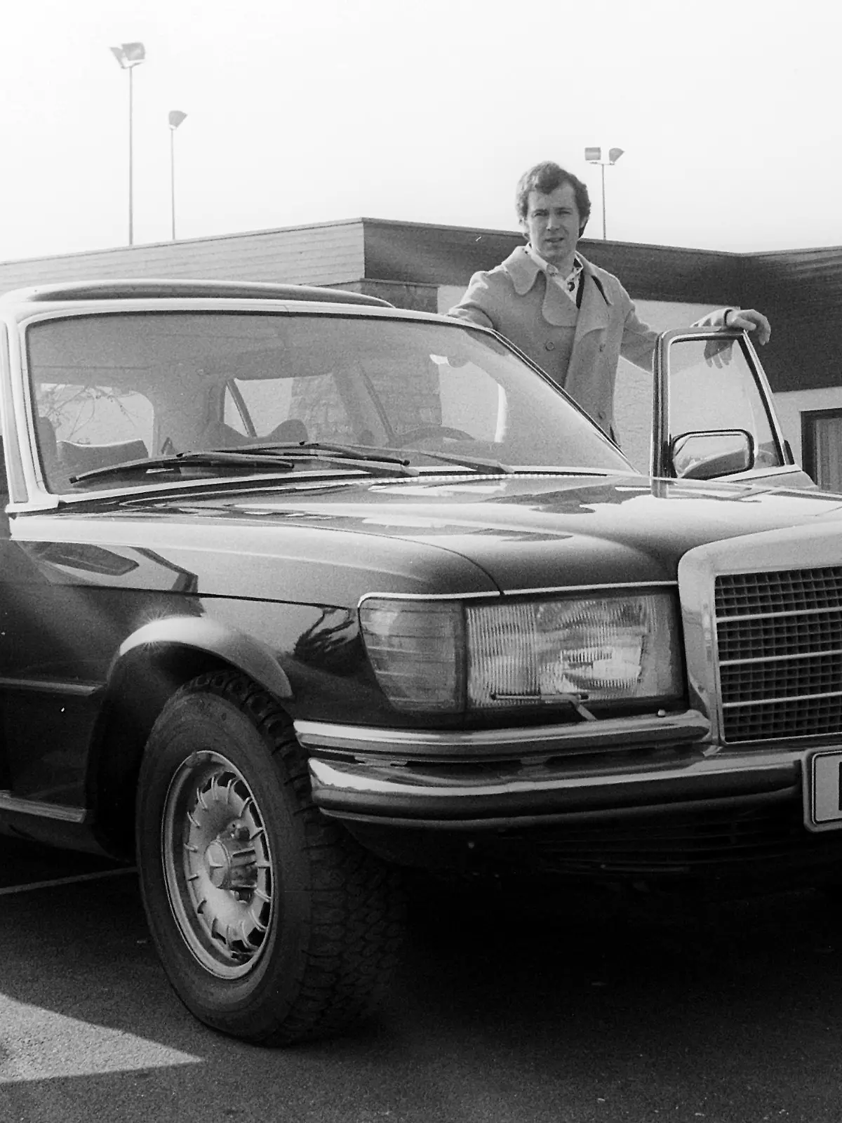 Schwer wie ein Panzer", aber voller Erinnerungen: der alte Mercedes von Franz Beckenbauer.