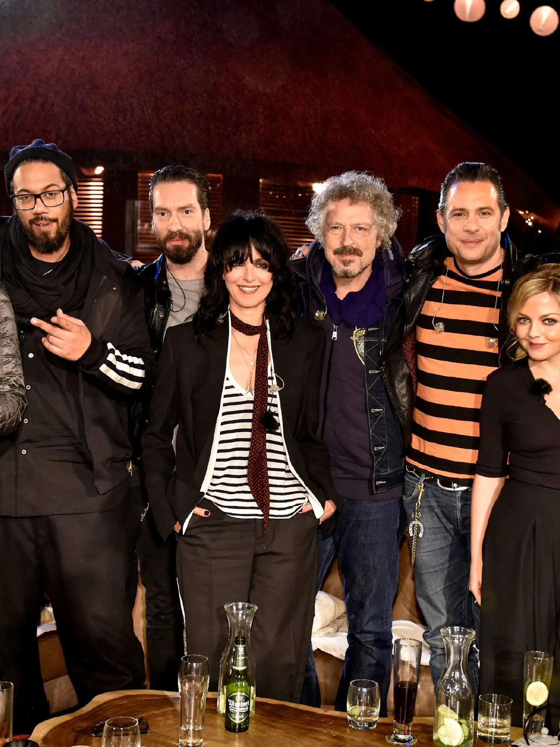 V.l.: Xavier Naidoo, Samy Deluxe, Alec Völkel, NENA, Wolfgang Niedecken, Sascha Vollmer, Annett Louisan, Seven