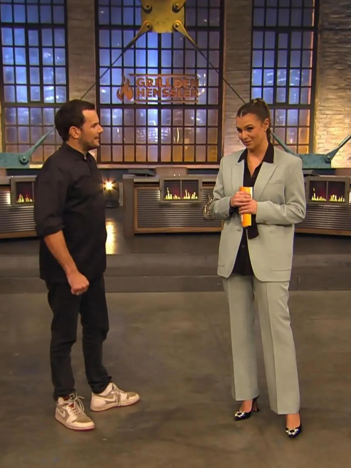 Steffen Henssler und Laura Wontorra