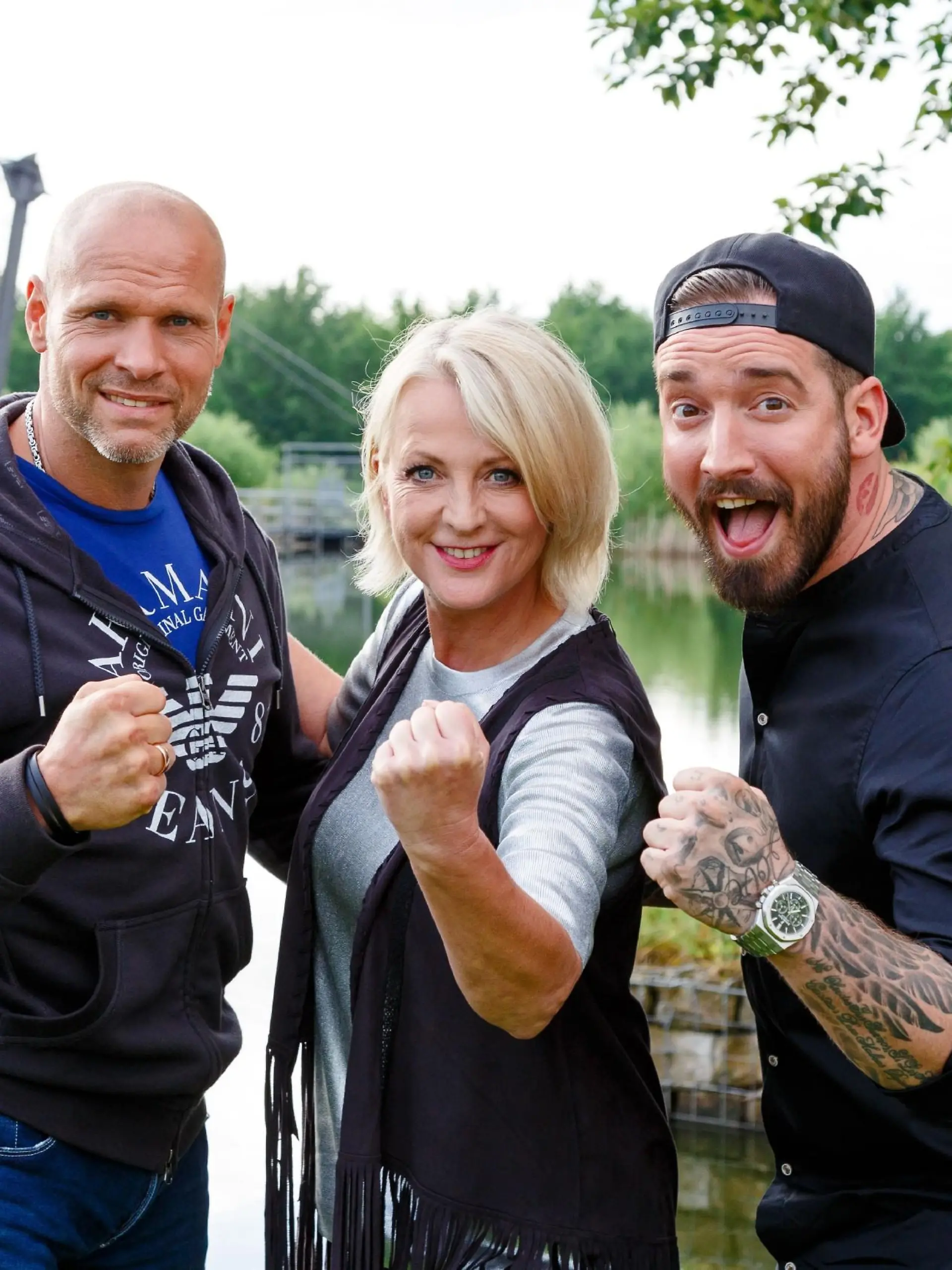 Thorsten Legat (l.), Ulla Kock am Brink und Jan Leyk.