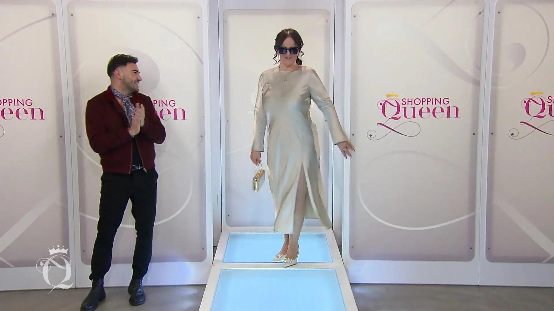 „Shopping Queen“-Kandidatin Daniela mit „Unter Uns“-Schauspieler Lars Steinhöfel