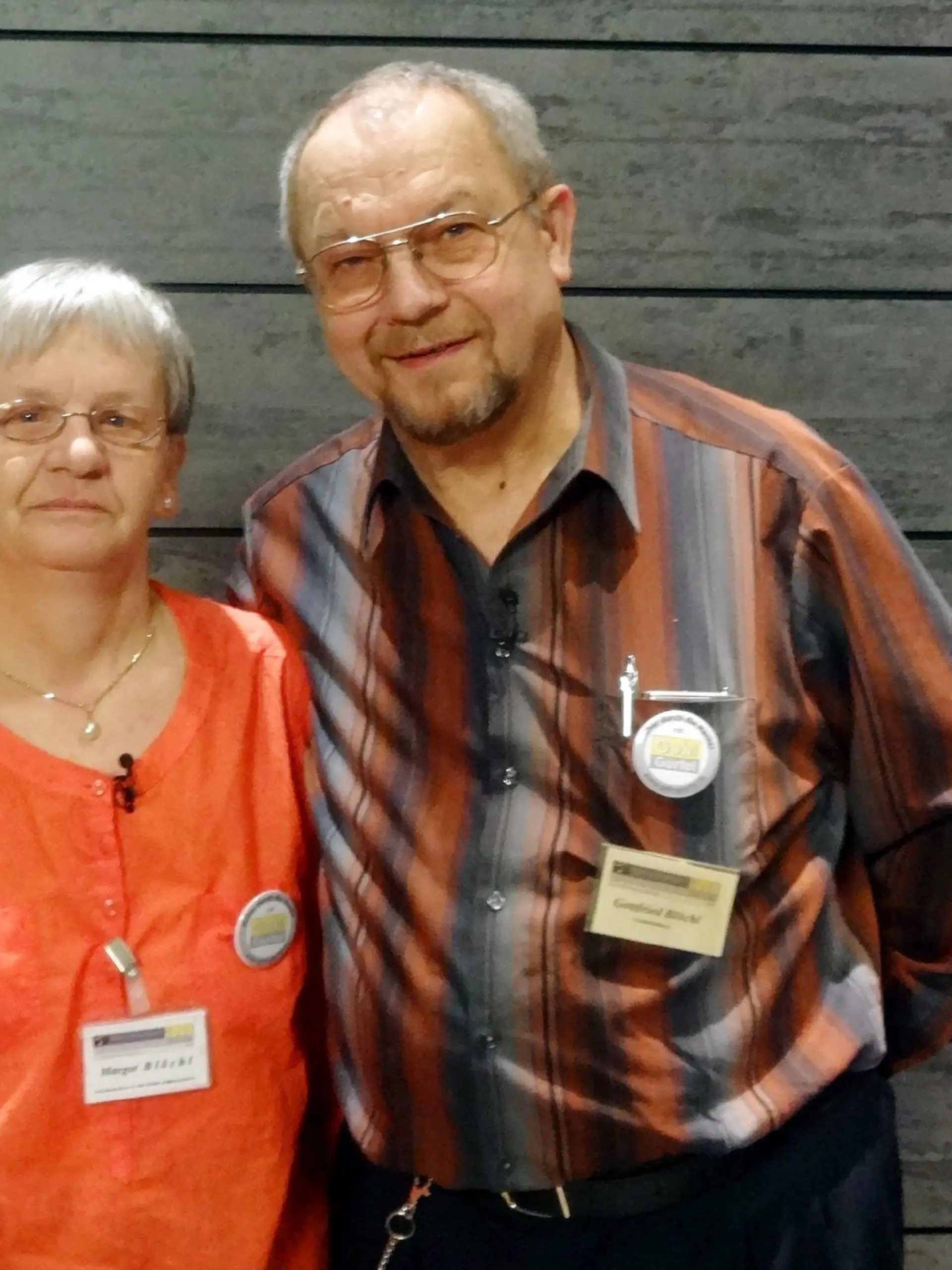 Idee: Der reflektierende Sicherheitsgürtel für Fußgänger im Dunkeln. Gottfried Blöchl und seine Frau Margot hoffen auf 40.000 Euro für 100 Prozent Unternehmensanteile.