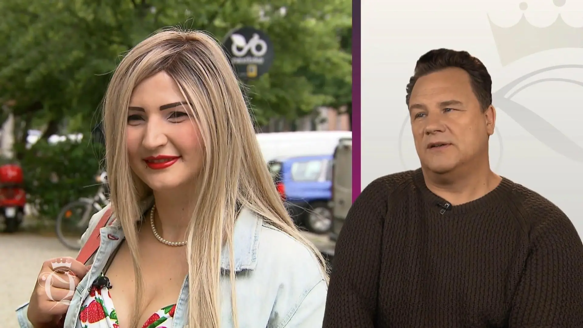 Dass „Shopping Queen“-Kandidatin Jessi Perücke trägt, hat Stardesigner Guido Maria Kretschmer sofort erkannt.