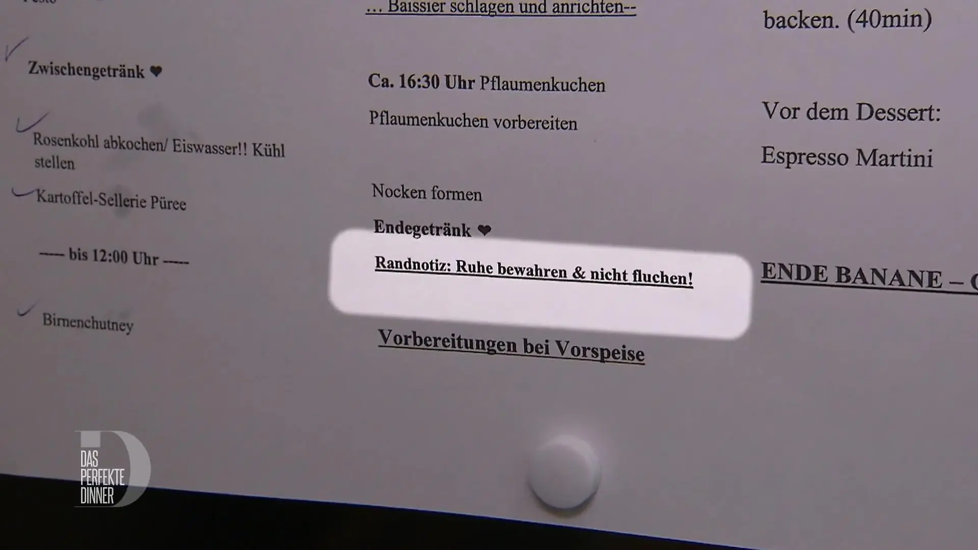 Ruhe bewahren und nicht fluchen!