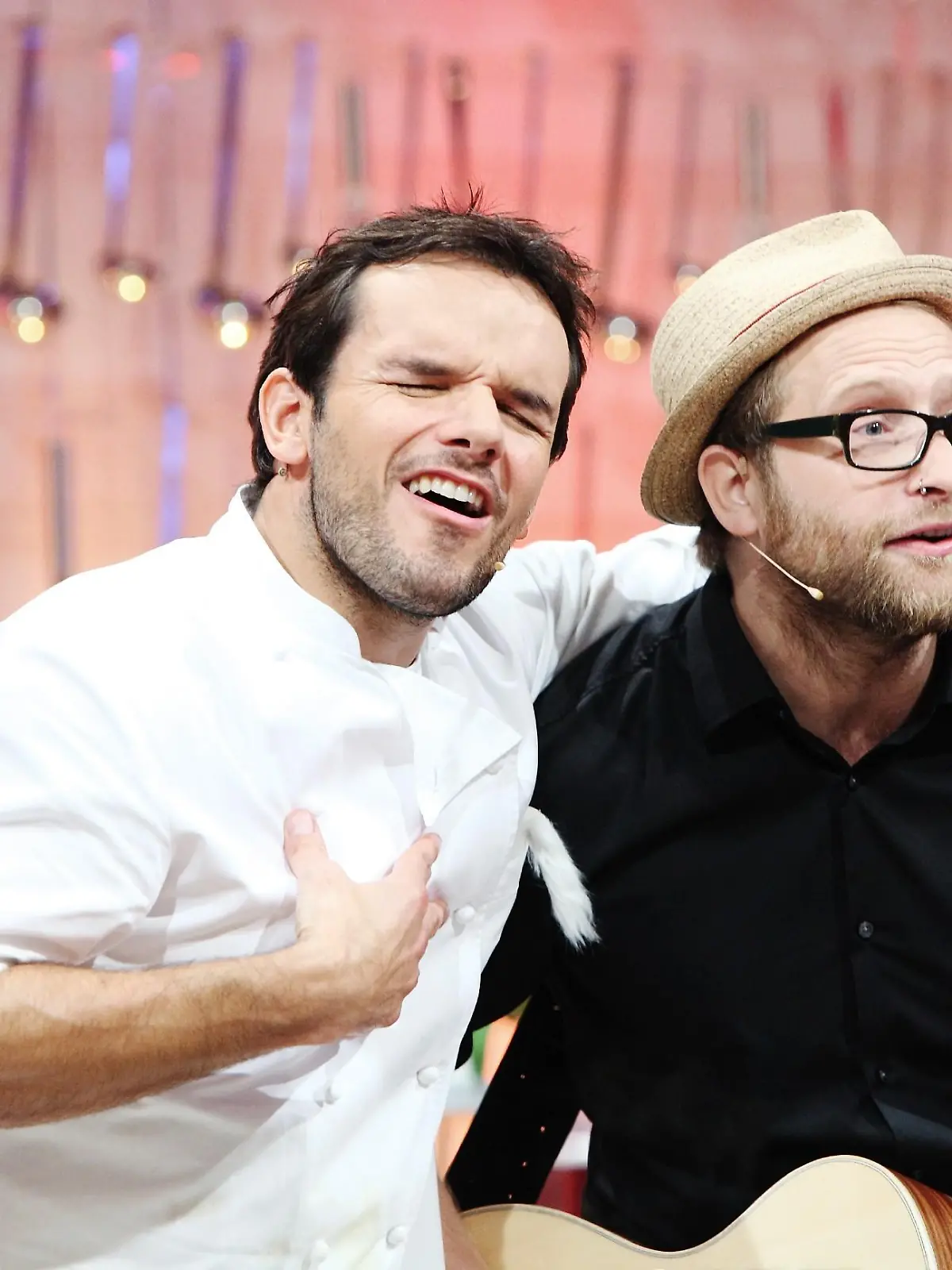 Steffen Henssler (l.), Gregor Meyle