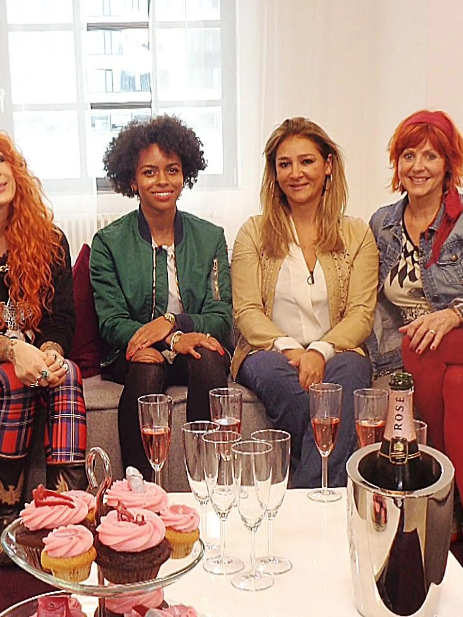 V.l.: Jess, Aimee, Pegah, Rose-Marie